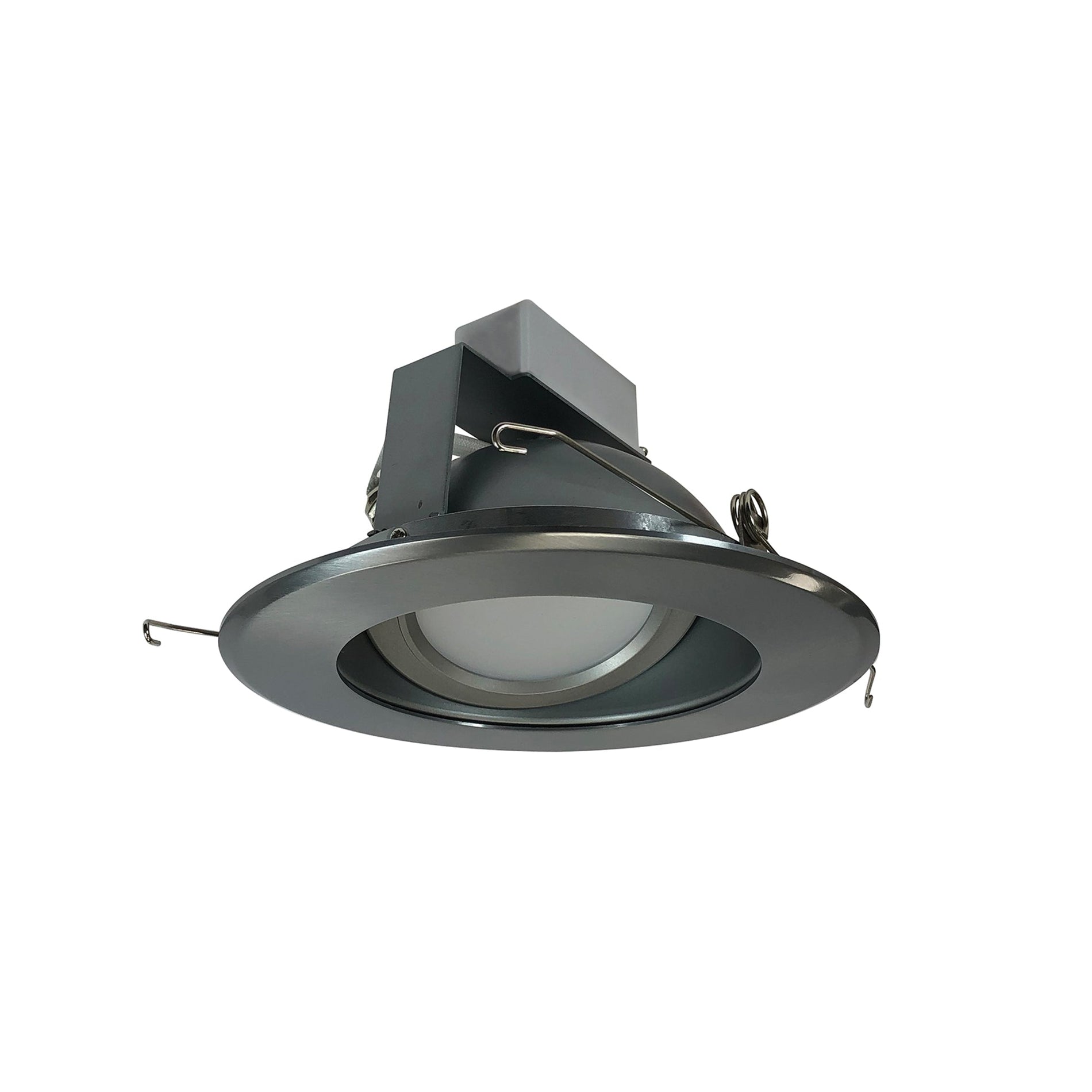 Nora NLCBC-66940XHZN 6 inch Cobalt Adjustable LED Retrofit, 1200lm / 14W, 4000K, Haze Reflector / Natural Metal Flange
