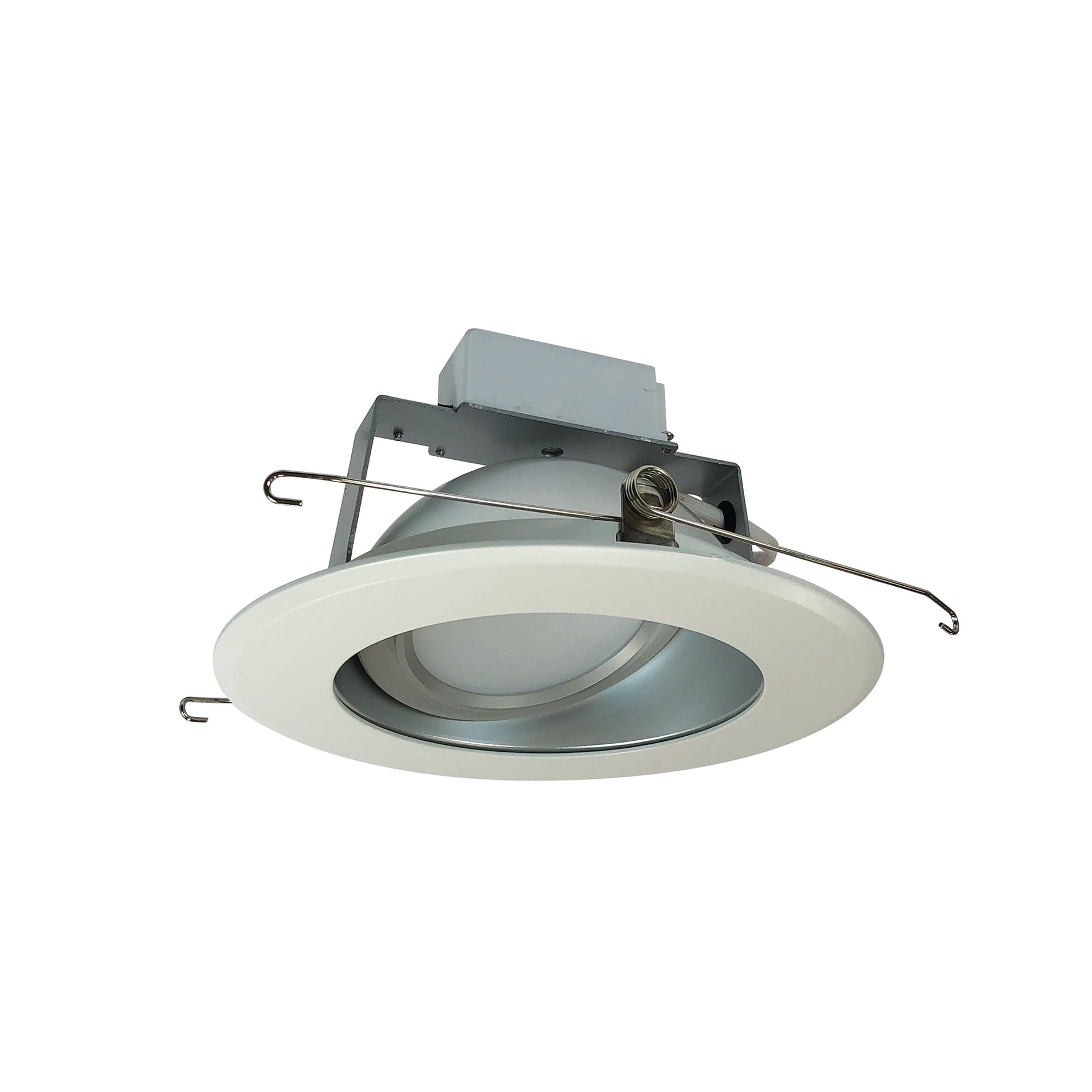 Nora NLCBC-66930XHZW 6 inch Cobalt Adjustable LED Retrofit, 1200lm / 14W, 3000K, Haze Reflector / White Flange
