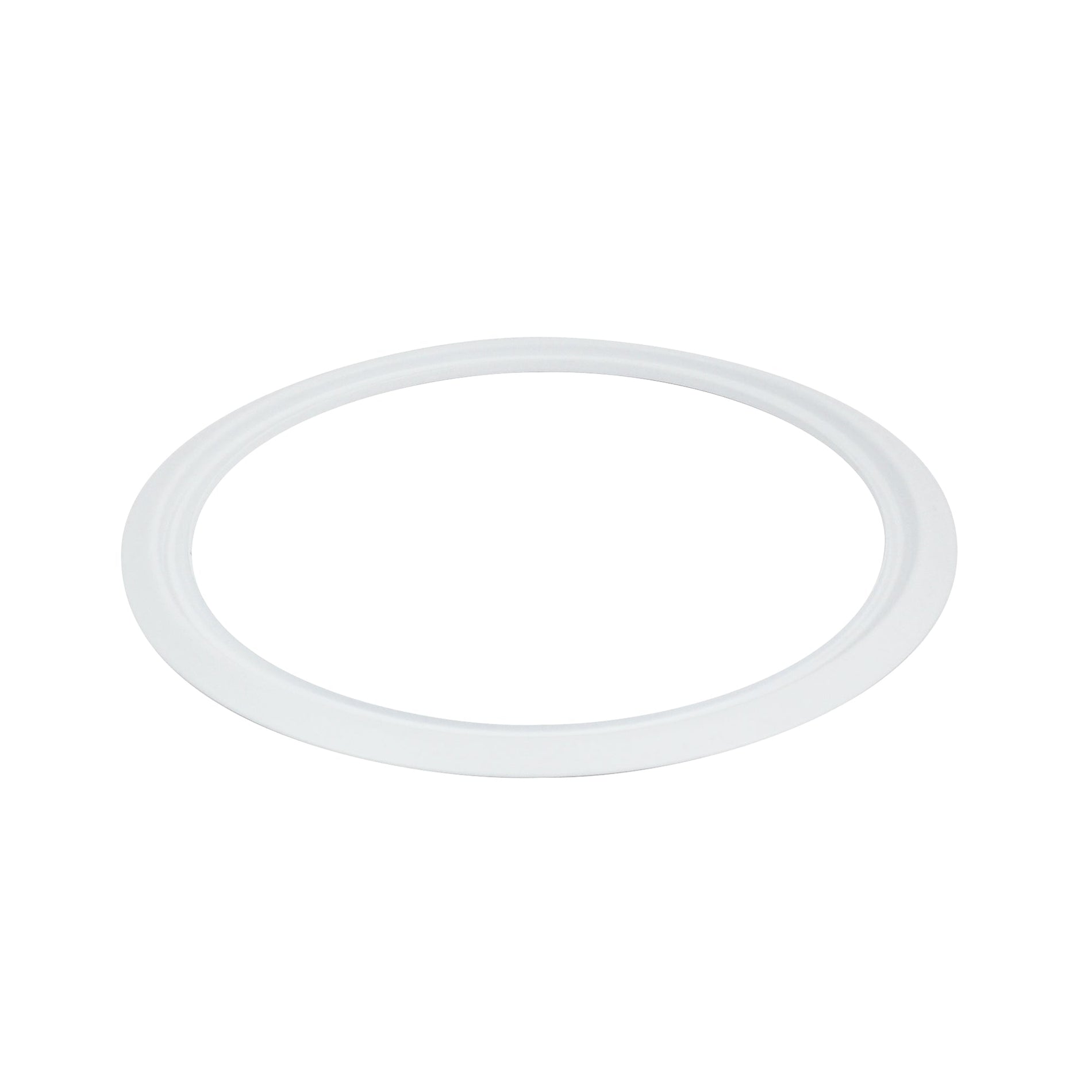 Nora NLCBC-6OR-MPW Round Oversize Ring for 6 inch Cobalt Retrofits, Matte Powder White Finish