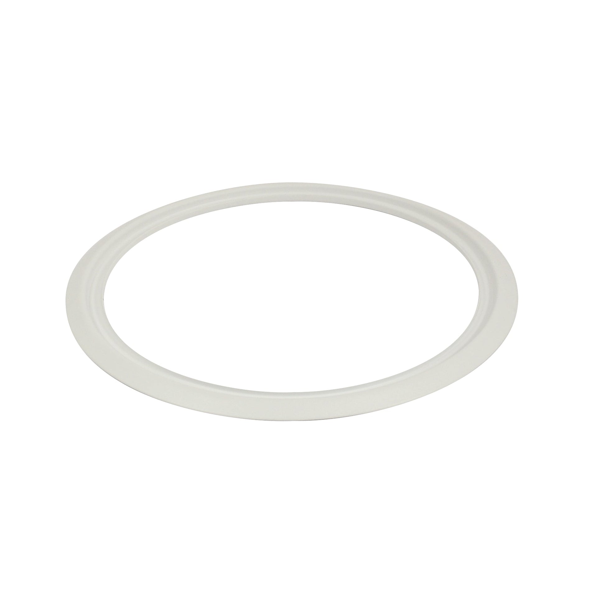 Nora NLCBC-6OR-W Round Oversize Ring for 6 inch Cobalt Retrofits, White Finish