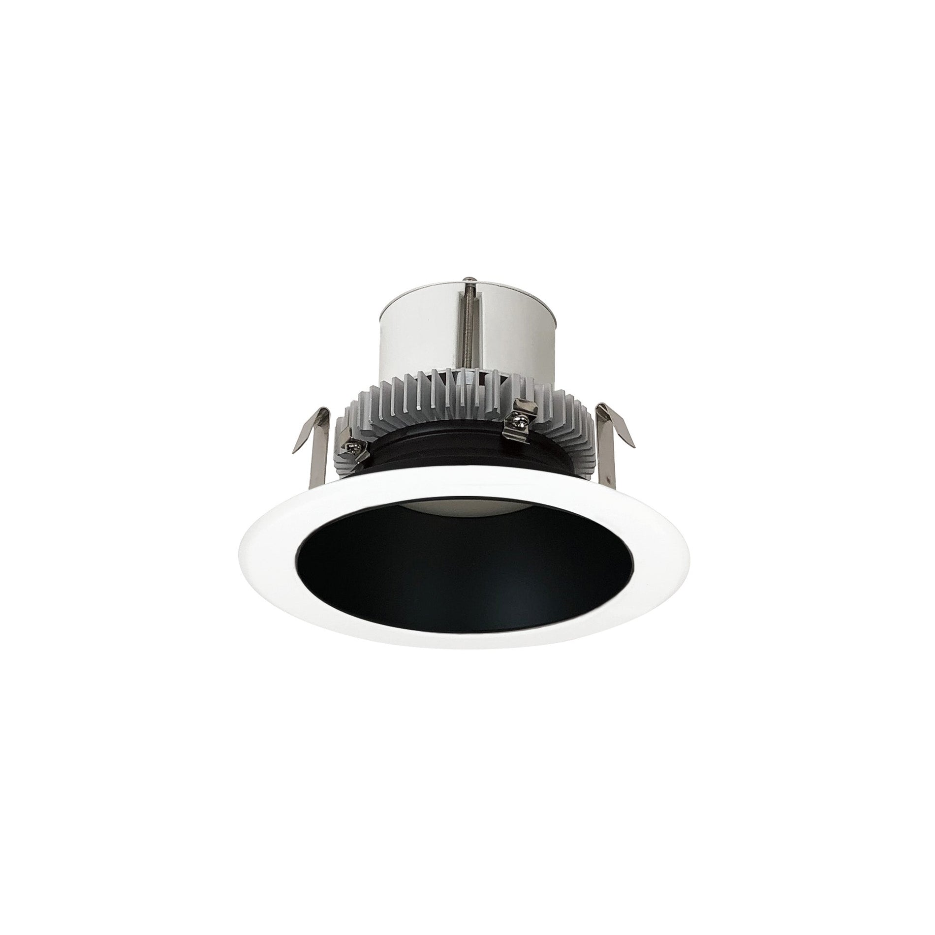 Nora NLCBC2-45127BW/A 4 inch Cobalt Click Round Retrofit Reflector, 750lm / 10W, 2700K, Black Reflector / White Flange