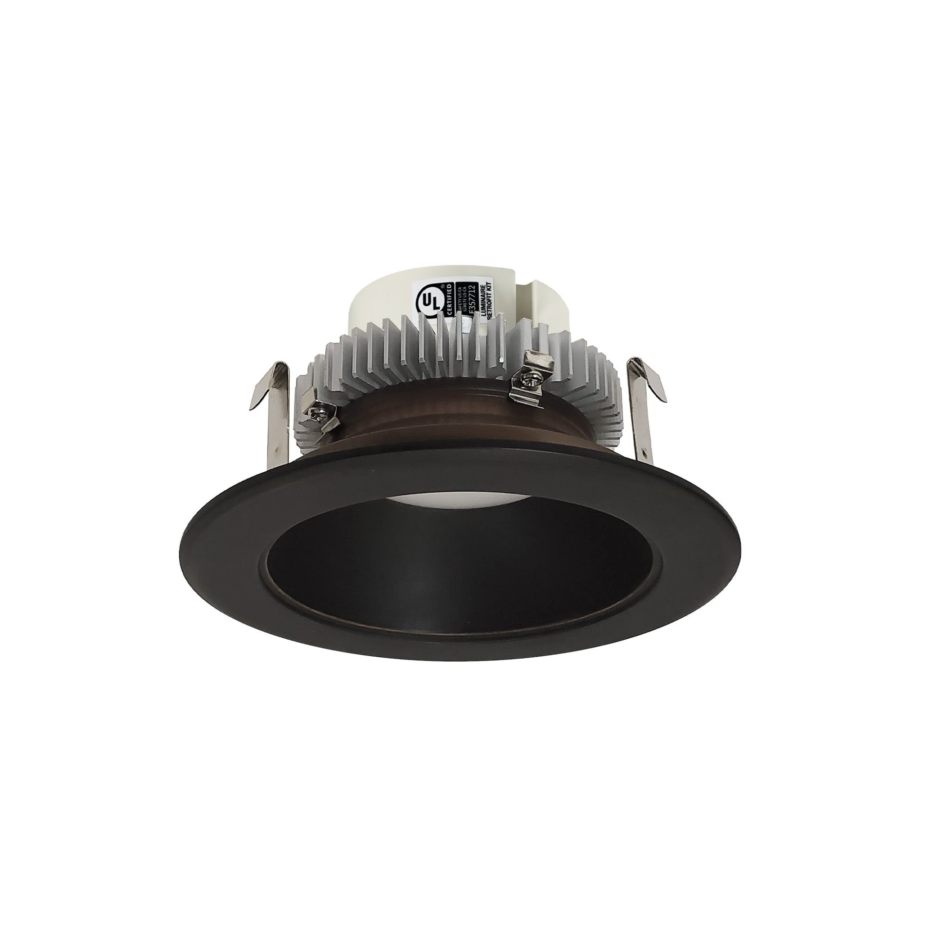 Nora NLCBC2-451TWBZBZ/10 4 inch Cobalt Click Round Retrofit Reflector, 1000lm / 13.5W, Selectable CCT, Bronze Reflector / Bronze Flange