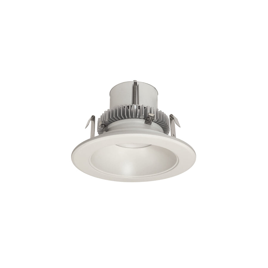 Nora NLCBC2-45140WW/10 4 inch Cobalt Click Round Retrofit Reflector, 1000lm / 12W, 4000K, White Reflector / White Flange