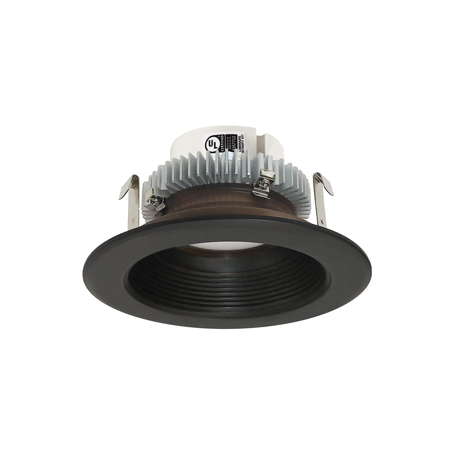 Nora NLCBC2-452TWBZBZ/10 4 inch Cobalt Click Round Retrofit Baffle, 1000lm / 13.5W, Selectable CCT, Bronze Baffle / Bronze Flange