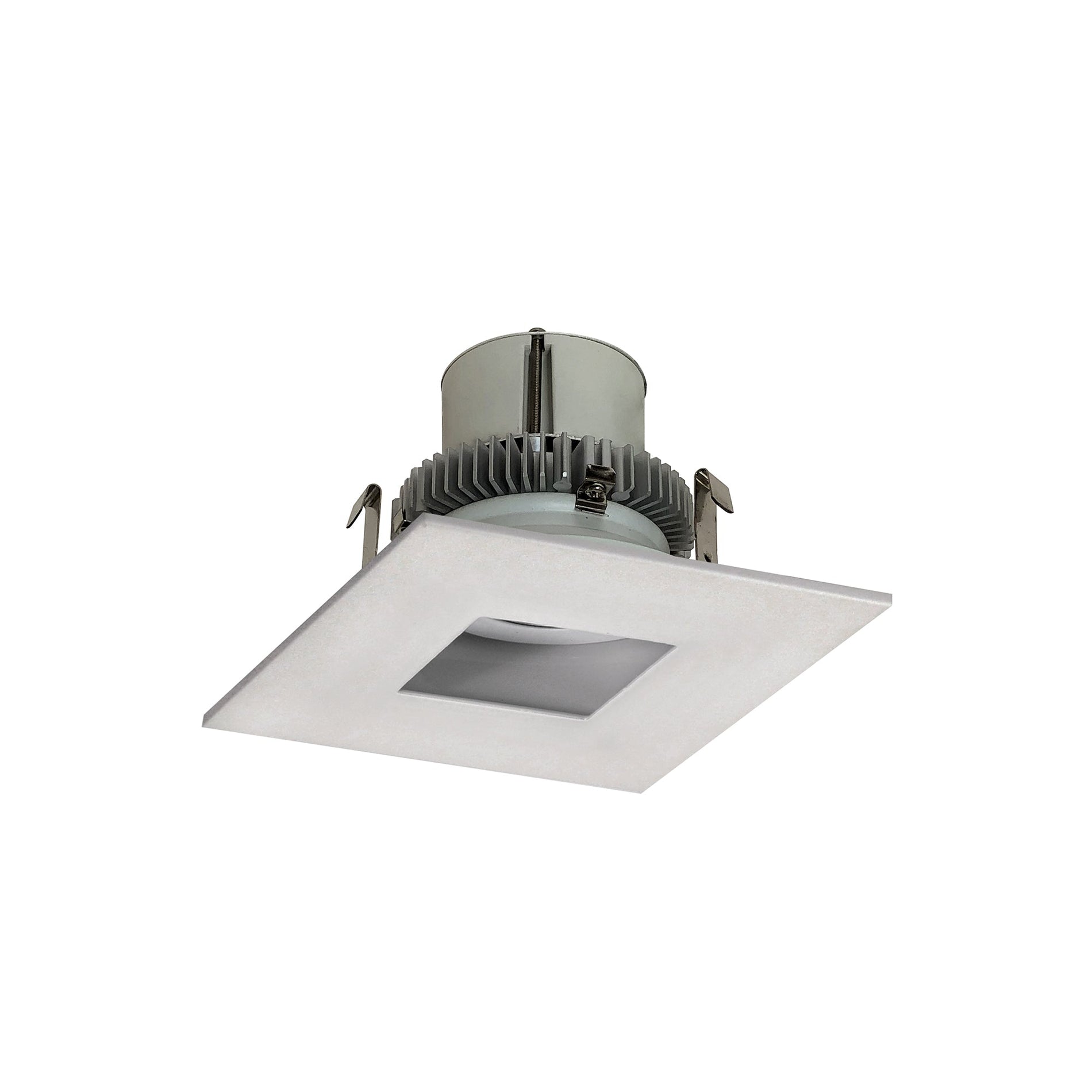 Nora NLCBC2-45530WW/10 4 inch Cobalt Click Square Retrofit Pinhole, 1000lm / 12W, 3000K, White Finish