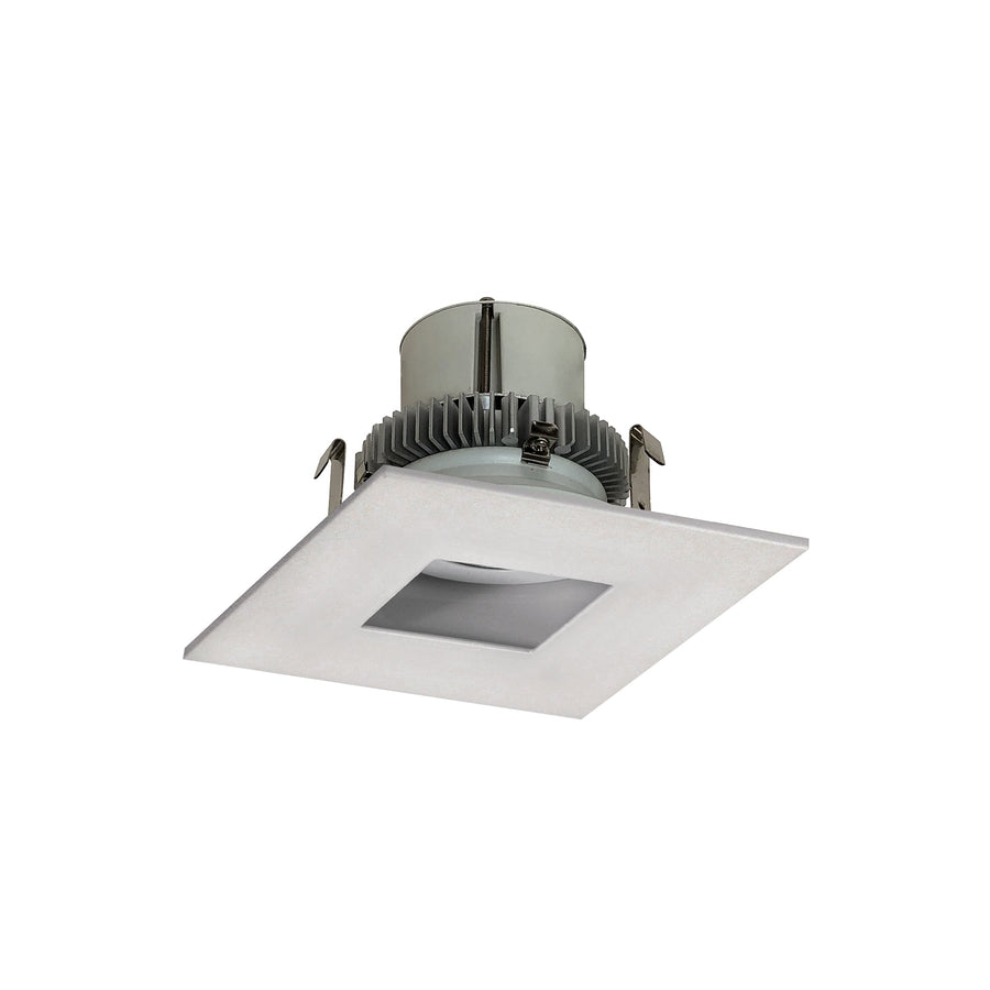 Nora NLCBC2-45530WW/ALE4 4 inch Cobalt Click Square Retrofit Pinhole, 750lm / 10W, 3000K, White Finish, 120-277V input; Phase or 0-10V dimming