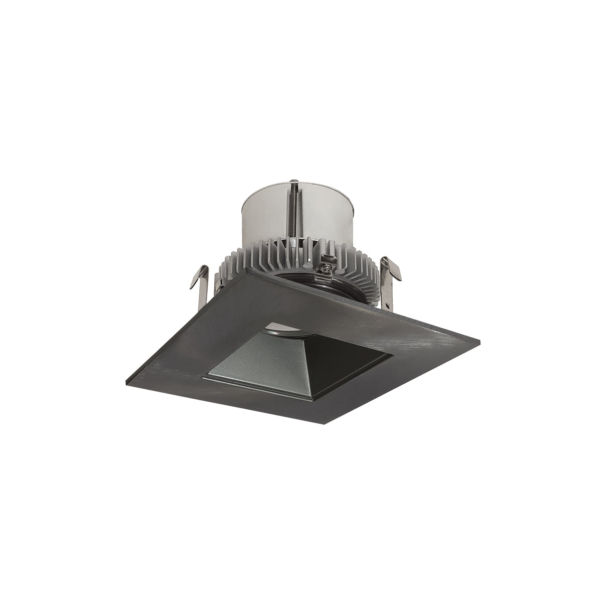 4" Cobalt Click Retrofit, Square/Square Reflector, 1000lm, Selectable CCT, Natural Metal