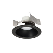 Nora NLCBC2-55135BB/10LE4 5 inch Cobalt Click Round Retrofit Reflector, 1000lm / 12W, 3500K, Black Reflector / Black Flange, 120-277V input; Phase or 0-10V dimming