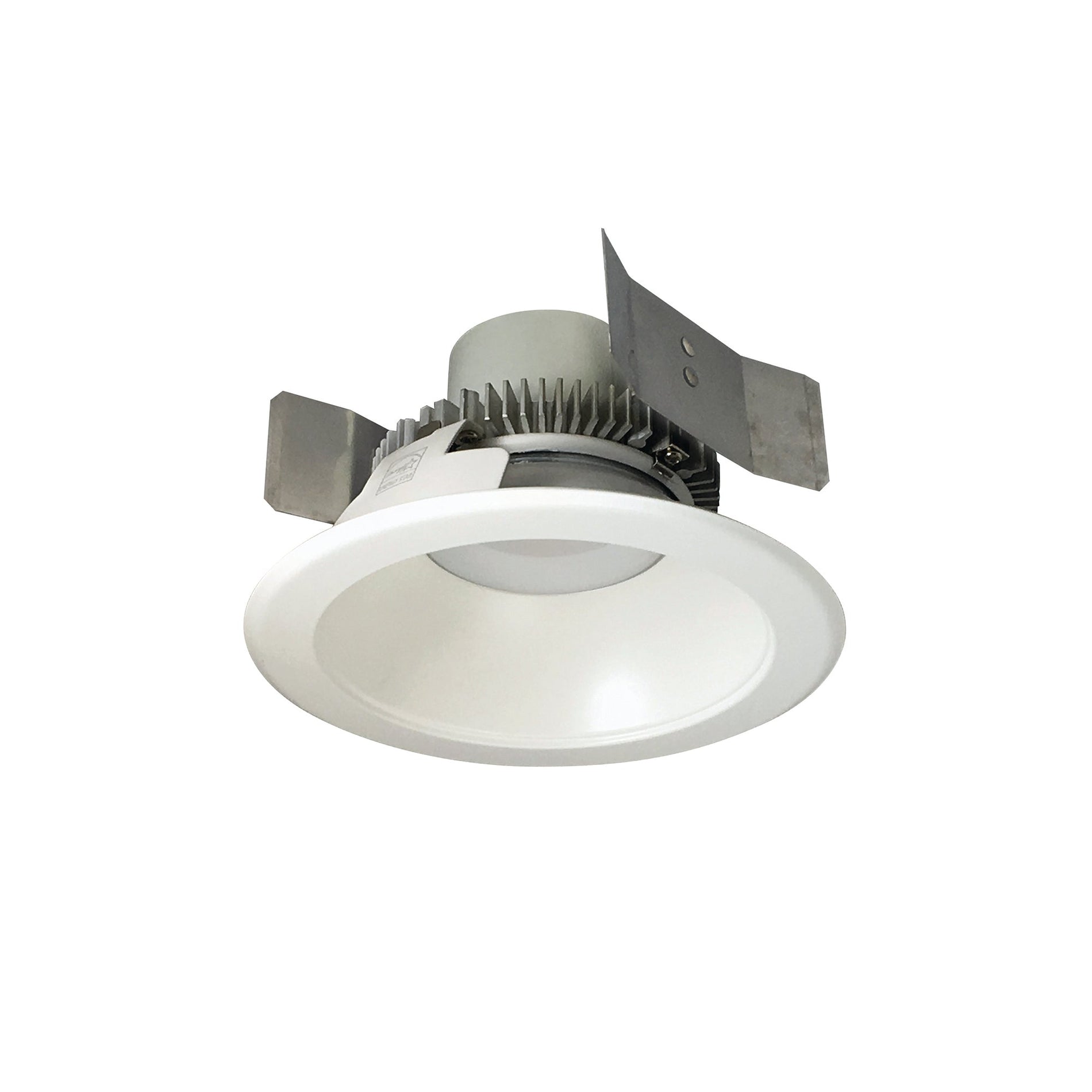Nora NLCBC2-55135WW/A 5 inch Cobalt Click Round Retrofit Reflector, 750lm / 10W, 3500K, White Reflector / White Flange