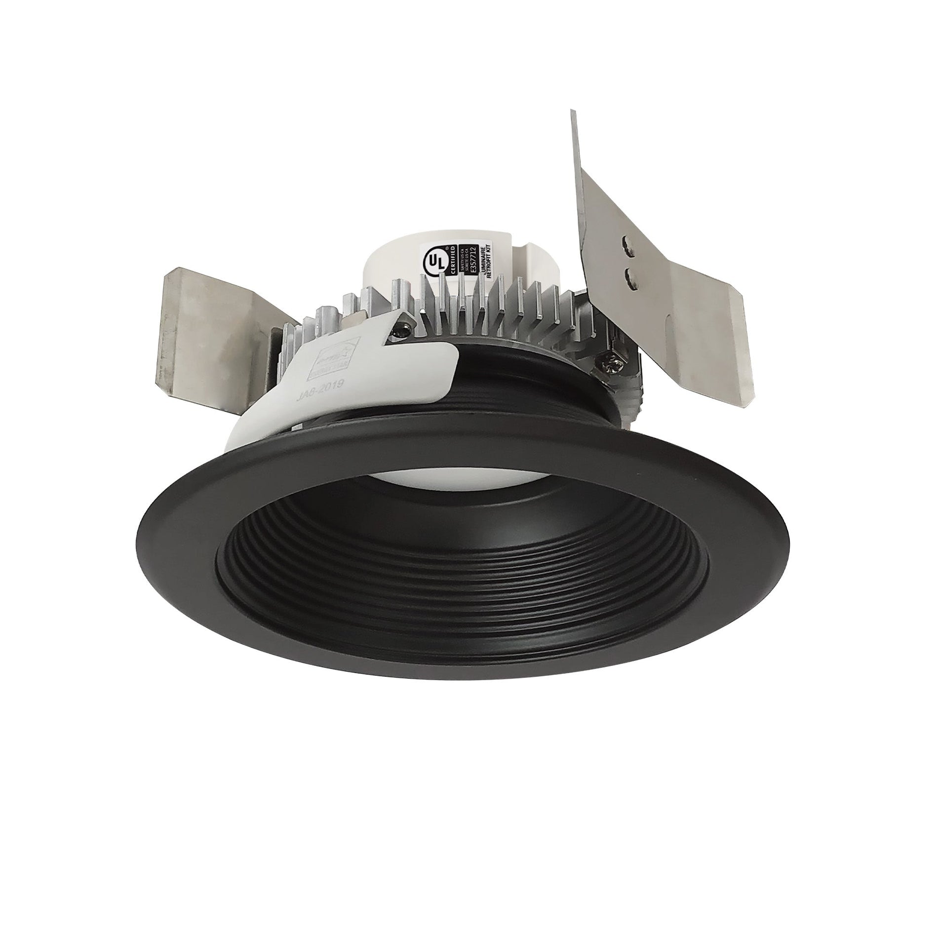 Nora NLCBC2-552TWBB/10 5 inch Cobalt Click Round Retrofit Baffle, 1000lm / 13.5W, Selectable CCT, Black
