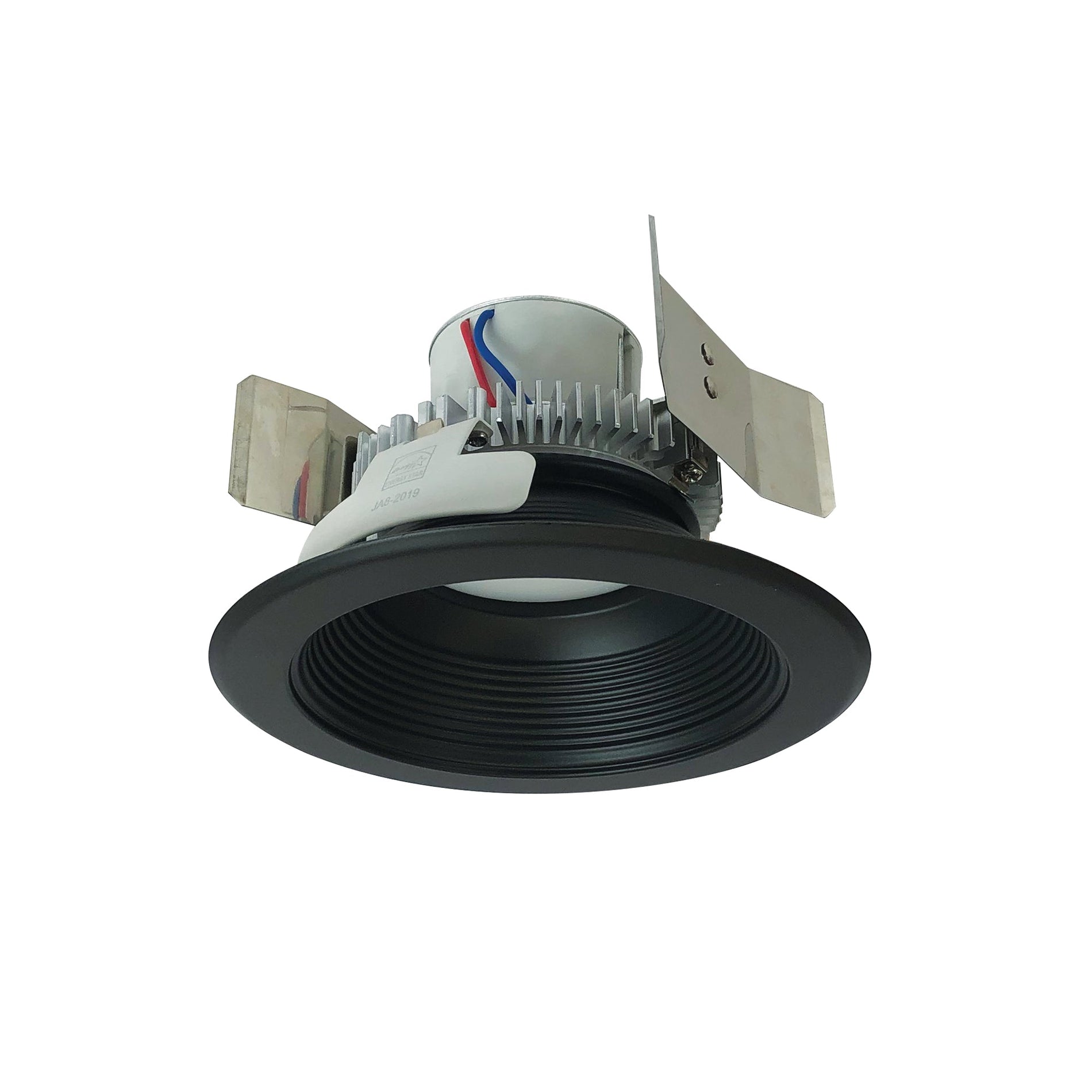 Nora NLCBC2-55240BB/10LE4 5 inch Cobalt Click Round Retrofit Baffle, 1000lm / 12W, 4000K, Black Baffle / Black Flange, 120-277V input; Phase or 0-10V dimming