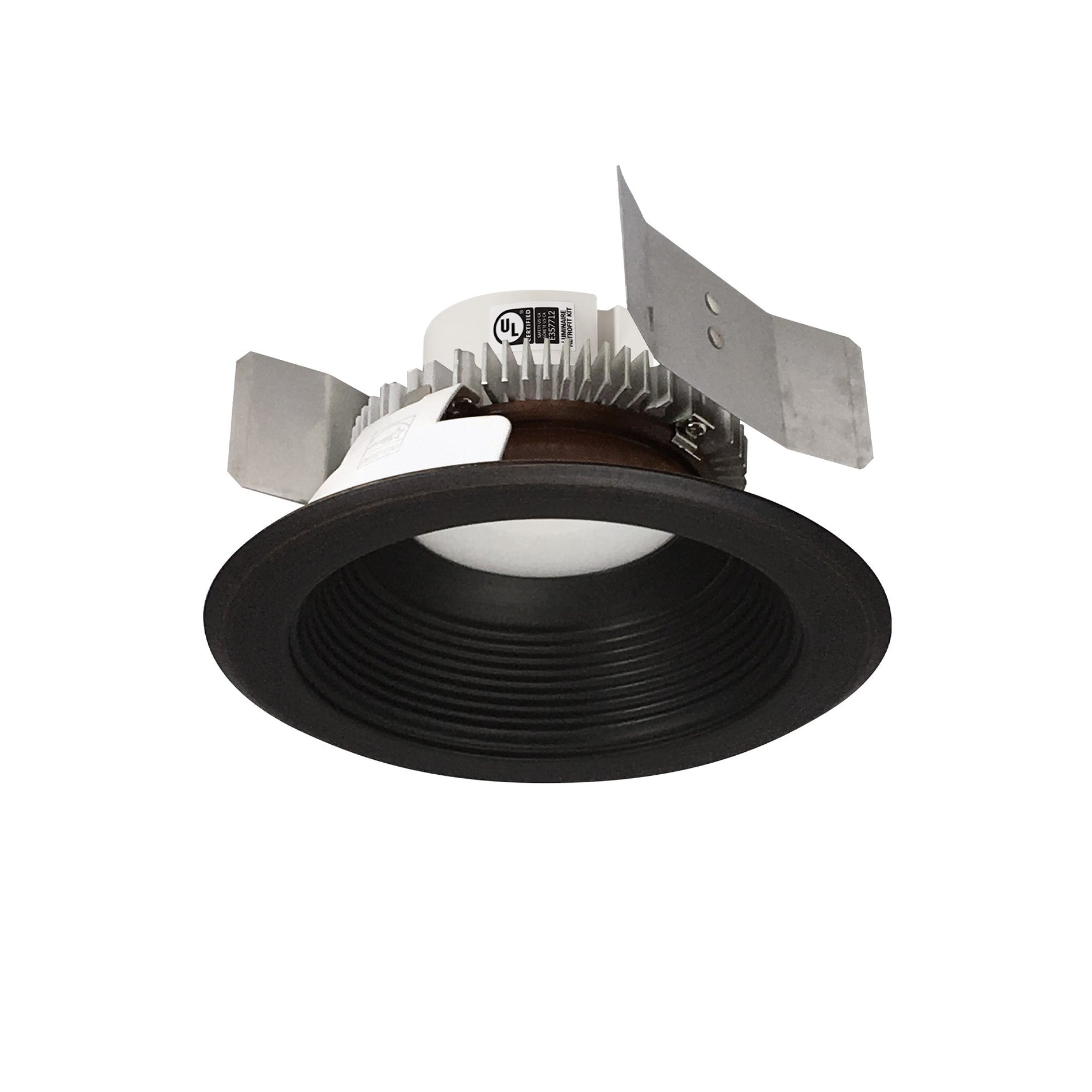 Nora NLCBC2-552TWBZBZ/10 5 inch Cobalt Click Round Retrofit Baffle, 1000lm / 13.5W, Selectable CCT, Bronze