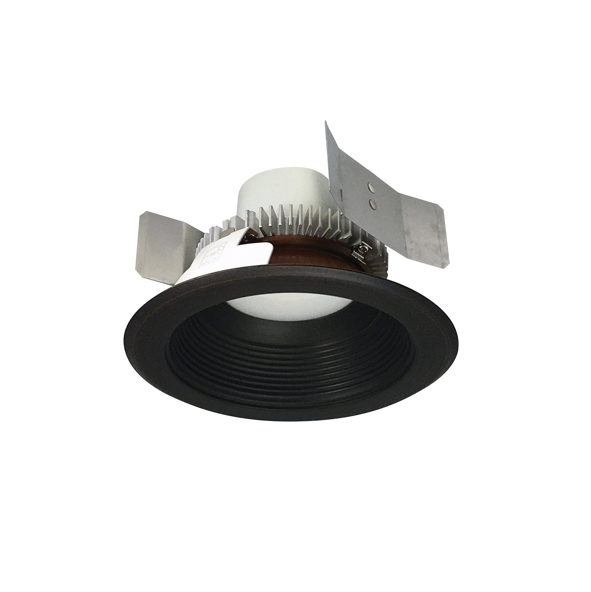 Nora NLCBC2-55230BZBZ/ALE4 5 inch Cobalt Click Round Retrofit Baffle, 750lm / 10W, 3000K, Bronze Baffle / Bronze Flange, 120-277V input; Phase or 0-10V dimming