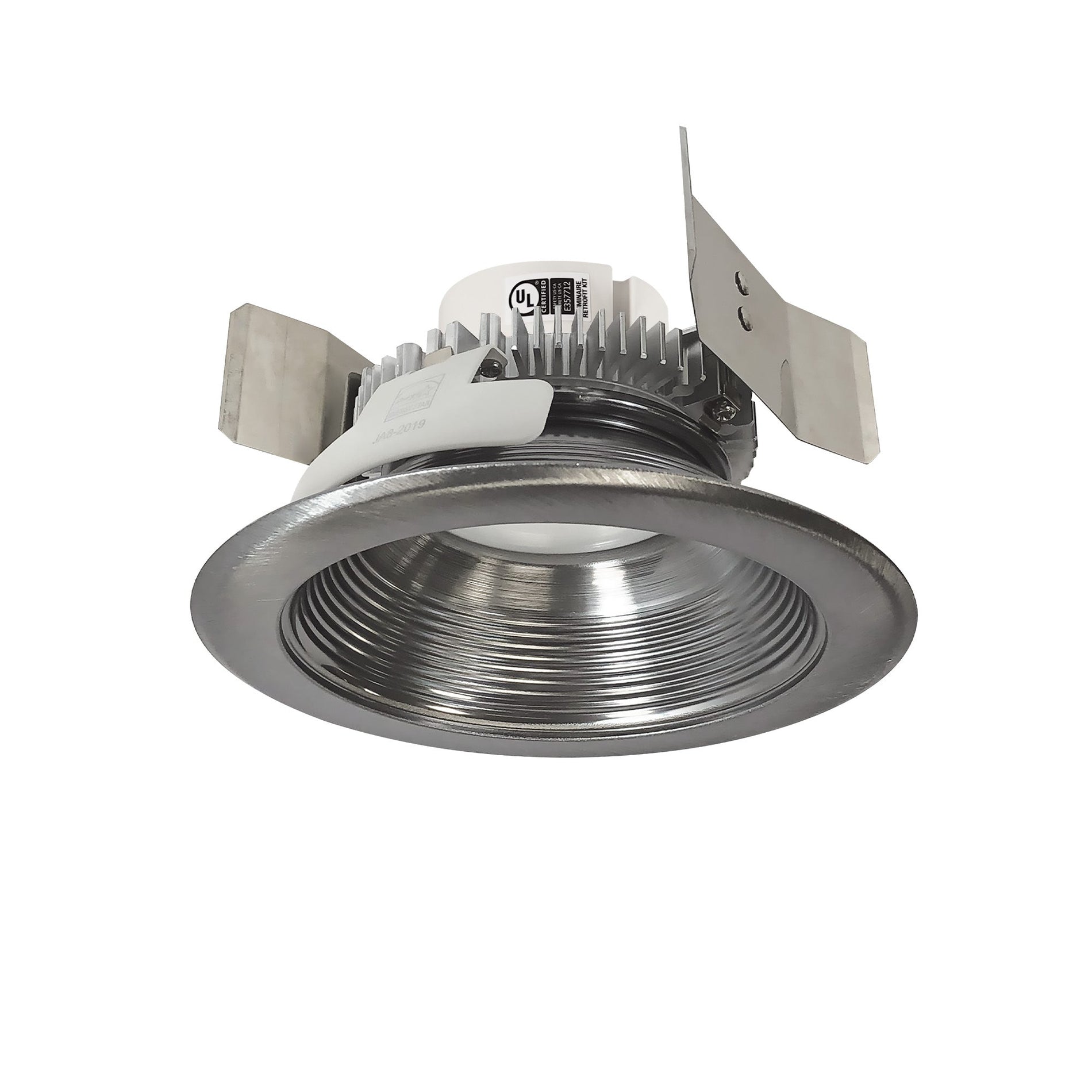 Nora NLCBC2-552TWNN/10 5 inch Cobalt Click Round Retrofit Baffle, 1000lm / 13.5W, Selectable CCT, Natural Metal