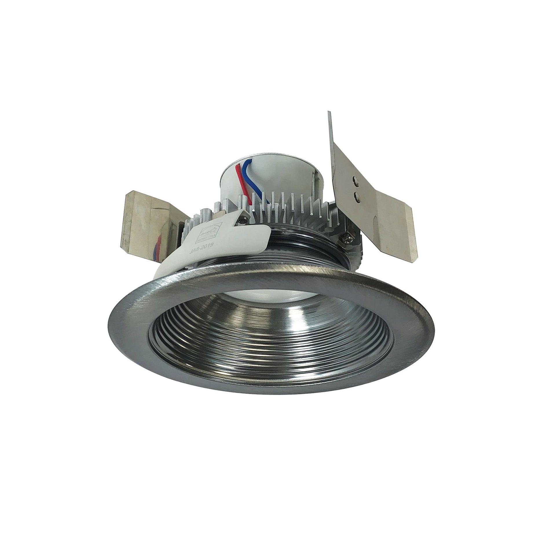 Nora NLCBC2-55227NN/10 5 inch Cobalt Click Round Retrofit Baffle, 1000lm / 12W, 2700K, Natural Metal Baffle / Natural Metal Flange