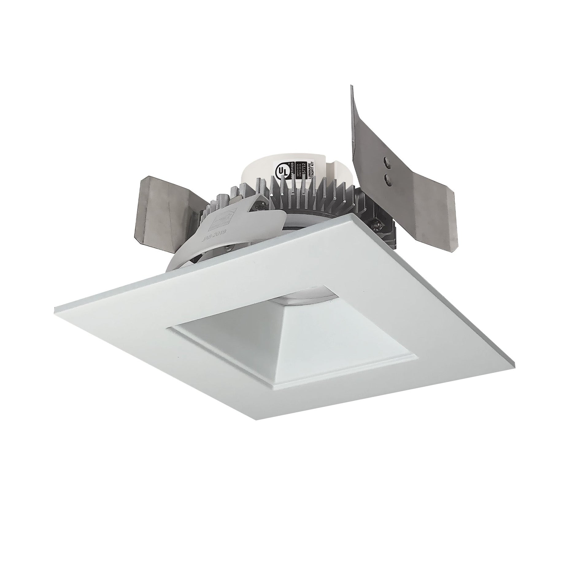 Nora NLCBC2-556TWWW/10 5 inch Cobalt Click Square Retrofit Reflector with Square Aperture, 1000lm / 13.5W, Selectable CCT, White