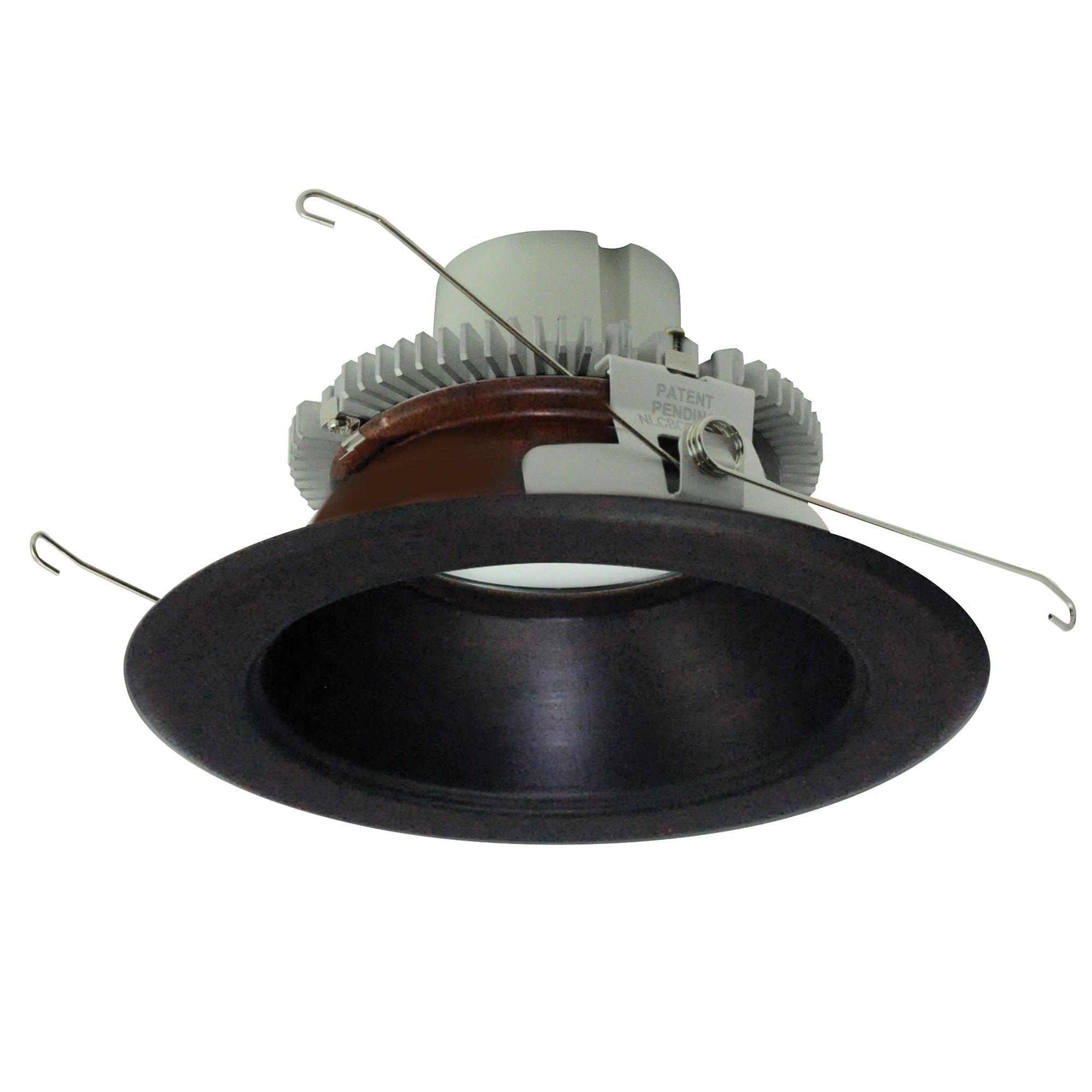 Nora NLCBC2-65135BZBZ/A 6 inch Cobalt Click Round Retrofit Reflector, 750lm / 10W, 3500K, Bronze Reflector / Bronze Flange