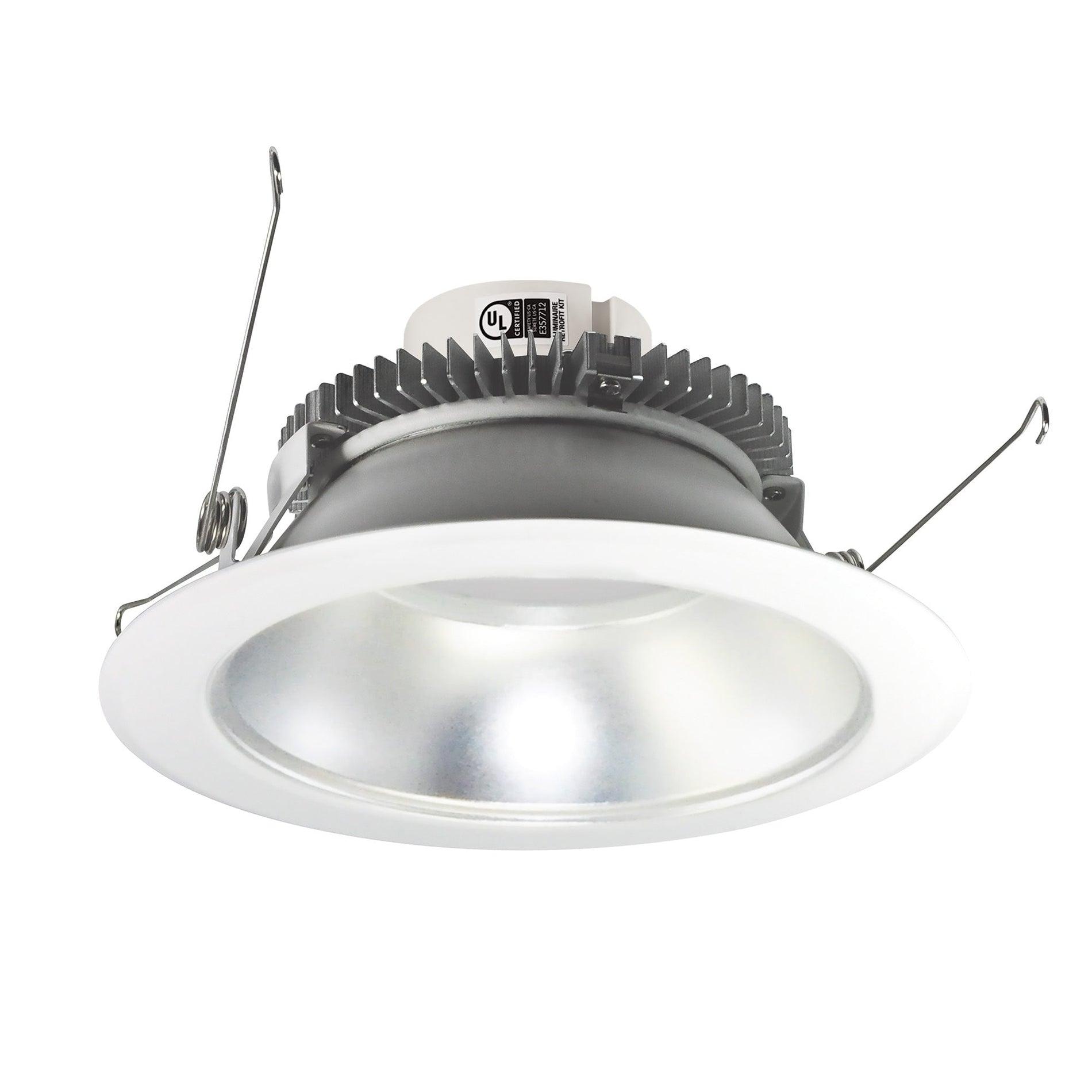 Nora NLCBC2-651TWDW/10 6 inch Cobalt Click Round Retrofit Reflector, 1000lm / 13.5W, Selectable CCT, Diffused Clear/White