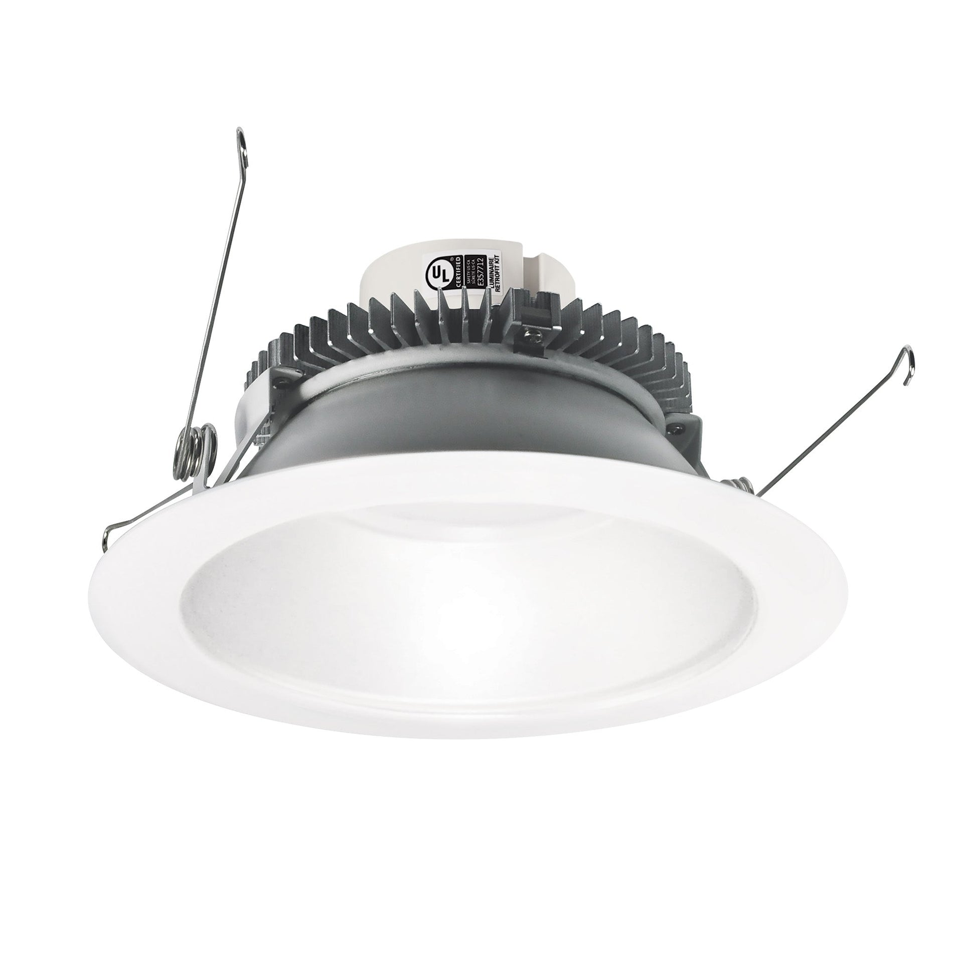 Nora NLCBC2-651TWHZW/10 6 inch Cobalt Click Round Retrofit Reflector, 1000lm / 13.5W, Selectable CCT, Haze/White