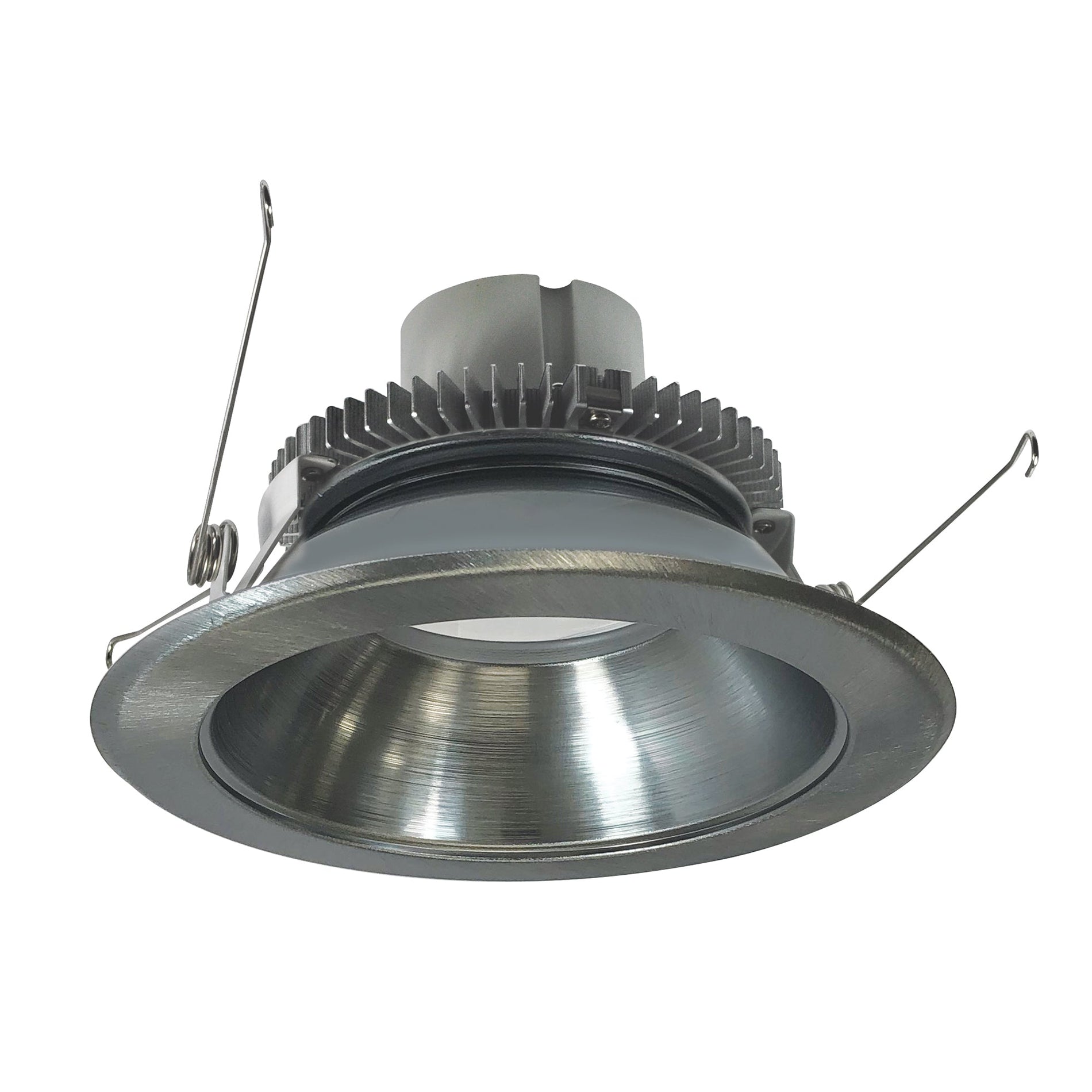 Nora NLCBC2-65135NN/A 6 inch Cobalt Click Round Retrofit Reflector, 750lm / 10W, 3500K, Natural Metal Reflector / Natural Metal Flange