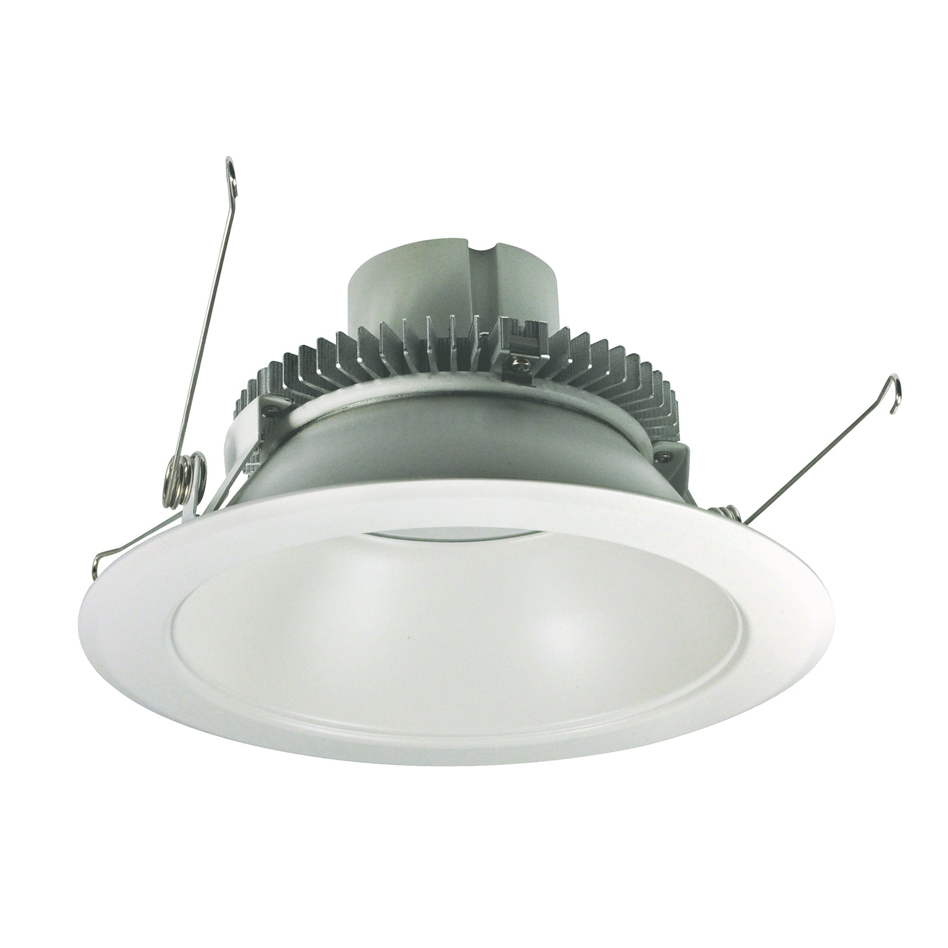 Nora NLCBC2-65130WW/10 6 inch Cobalt Click Round Retrofit Reflector, 1000lm / 12W, 3000K, White Reflector / White Flange