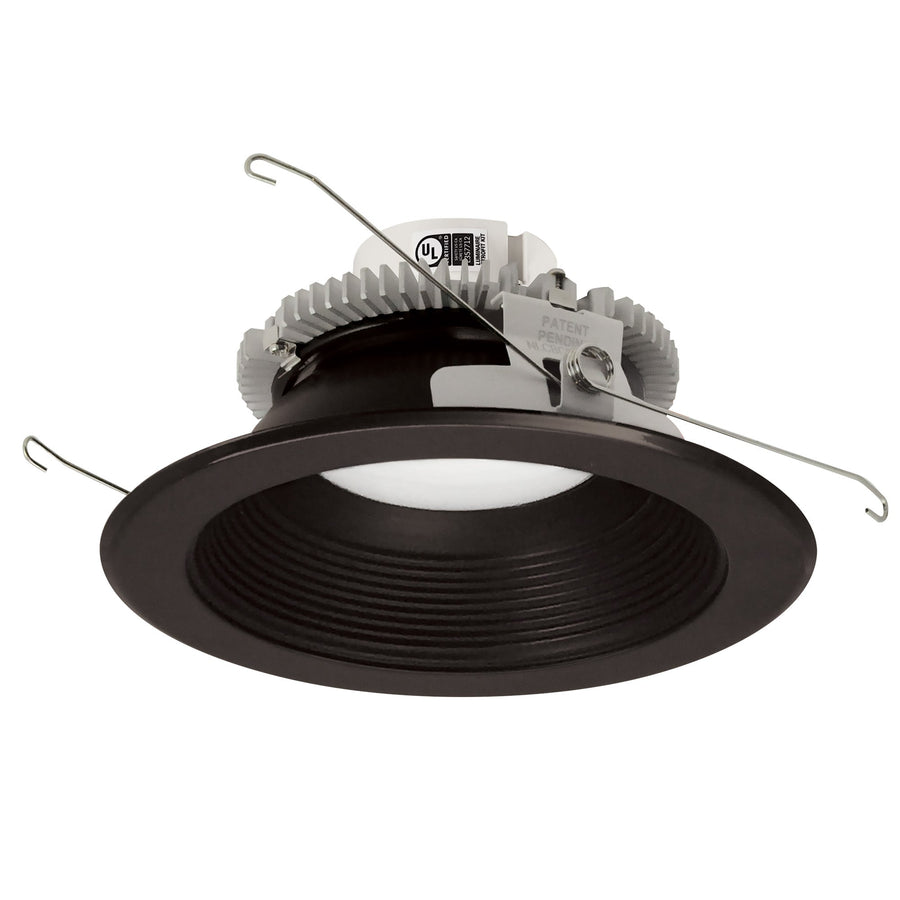 Nora NLCBC2-652TWBZBZ/10 6 inch Cobalt Click Round Retrofit Baffle, 1000lm / 13.5W, Selectable CCT, Bronze