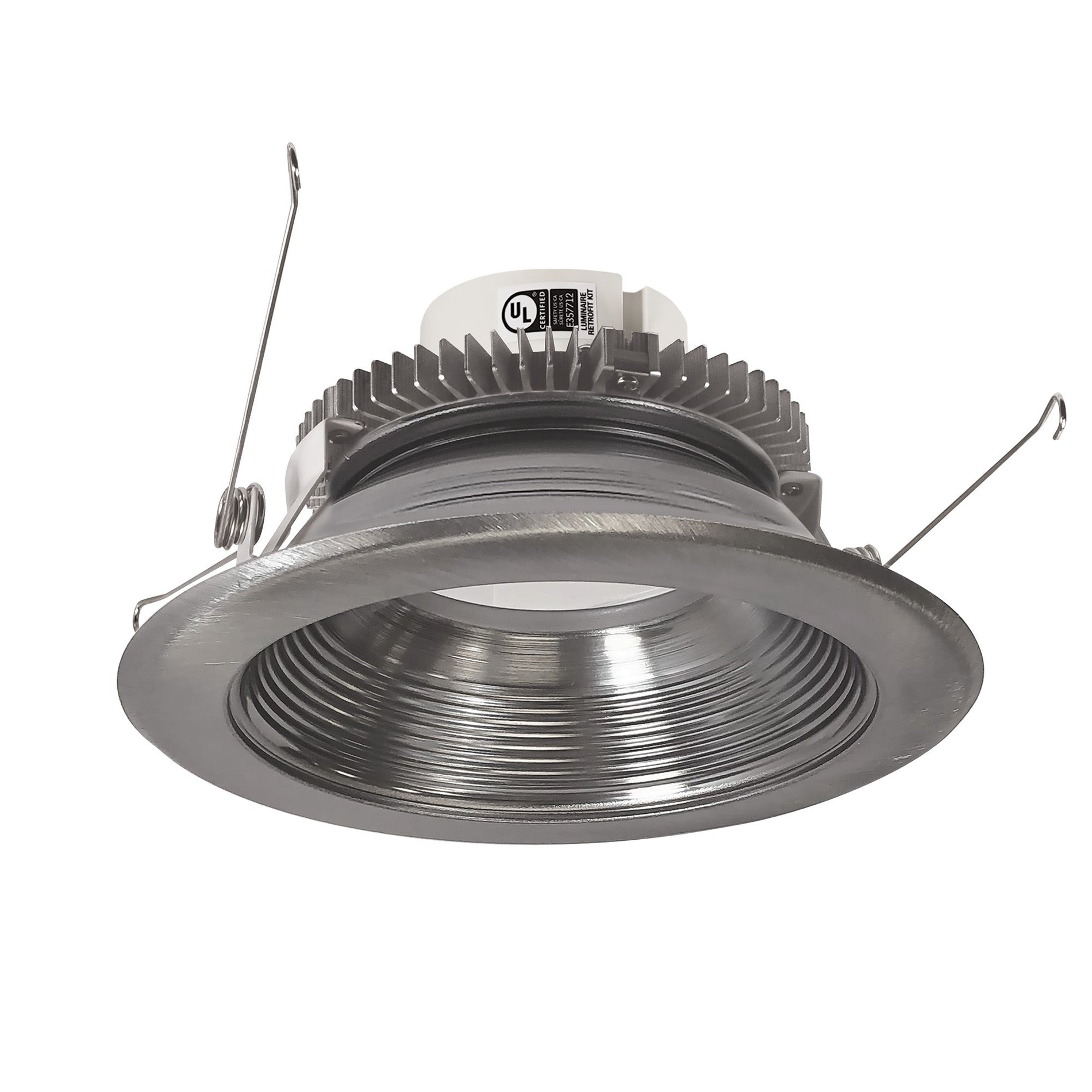 Nora NLCBC2-652TWNN/10 6 inch Cobalt Click Round Retrofit Baffle, 1000lm / 13.5W, Selectable CCT, Natural Metal