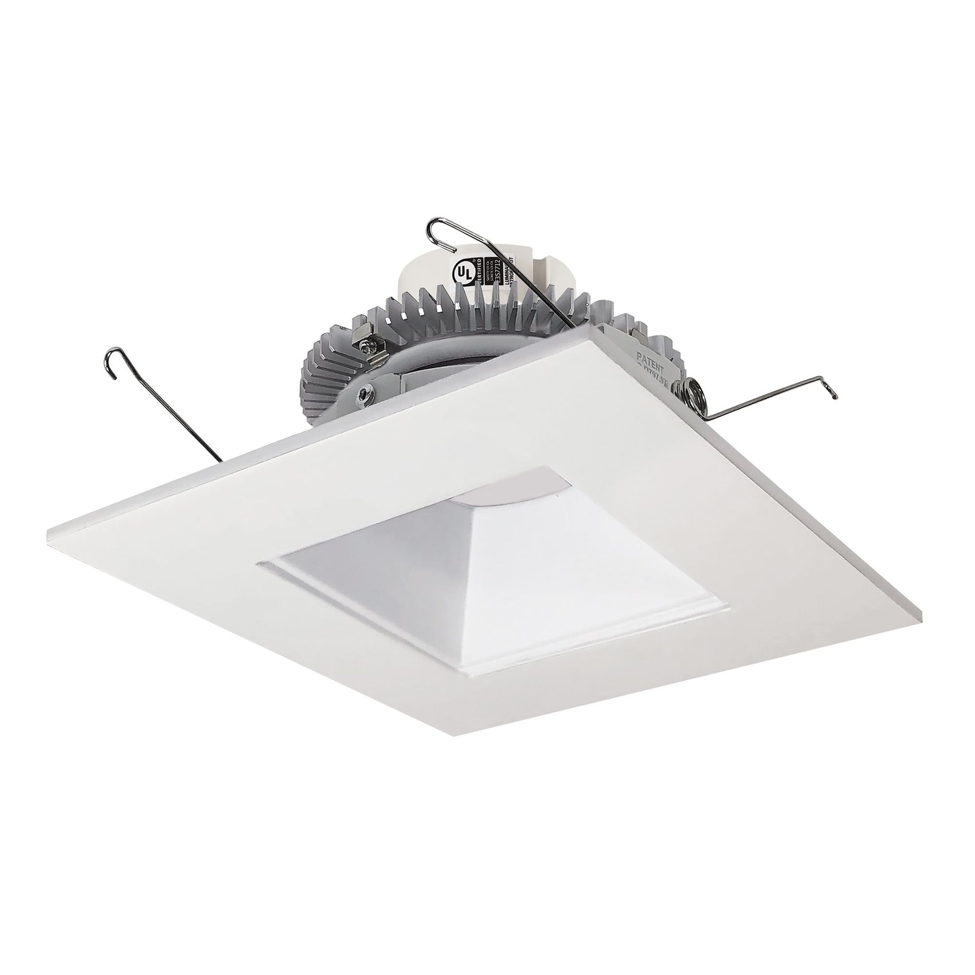 Nora NLCBC2-656TWWW/10 6 inch Cobalt Click Square Retrofit Reflector with Square Aperture, 1000lm / 13.5W, Selectable CCT, White