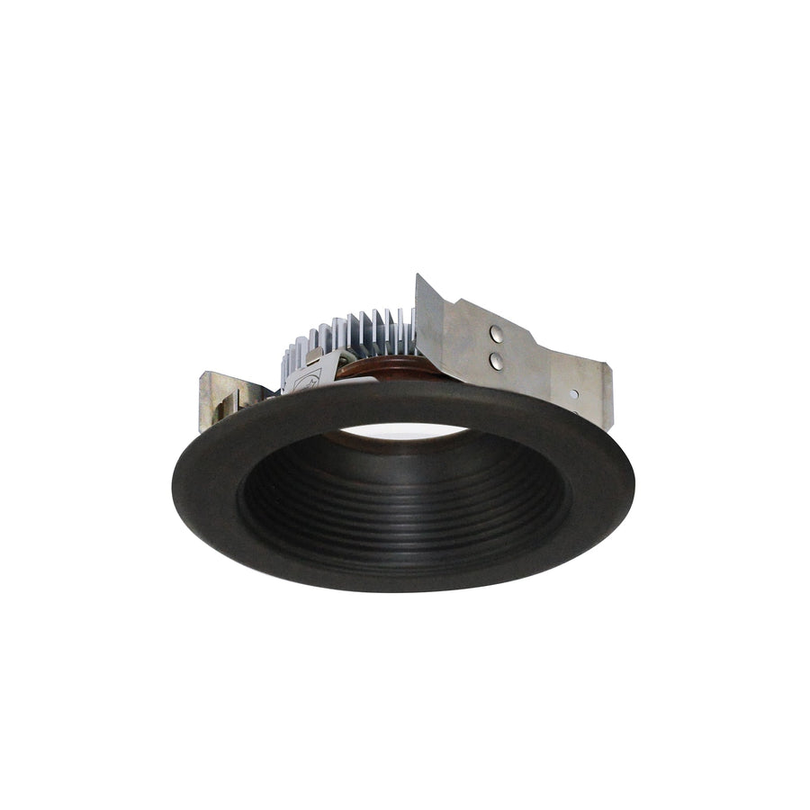 Nora NLCBS-4W521230BZ 4 inch Cobalt Shallow High Lumen LED Trim, Round Baffle, 1250lm, 3000K, Bronze