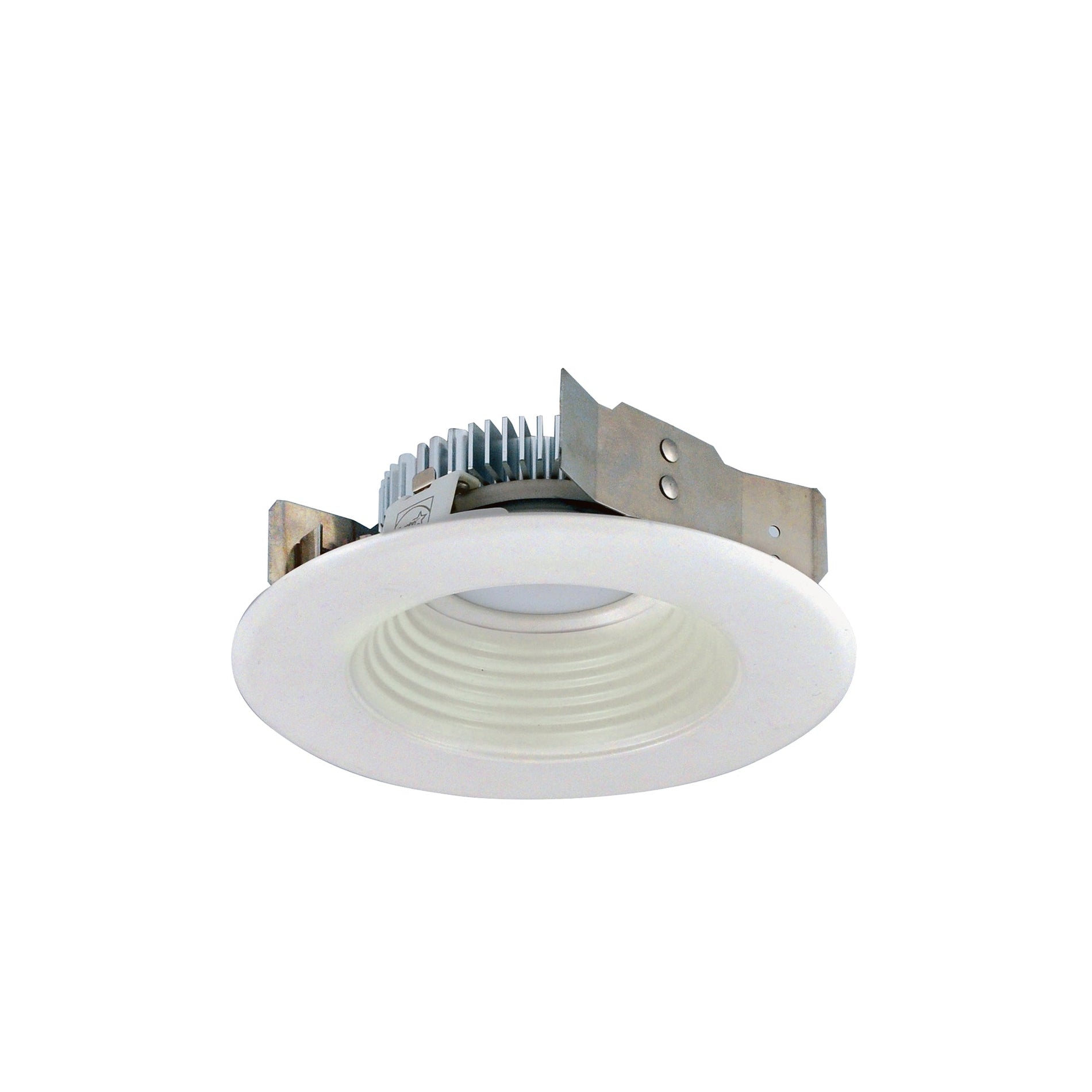 Nora NLCBS-4W528530WW 4 inch Cobalt Shallow High Lumen LED Trim, Round Baffle, 850lm, 3000K, White