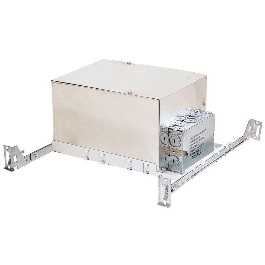 Nora NLIC-402QSAT 4 inch Shallow IC AT Low Voltage Housing, 120V/12V Mag. Transformer, Max 50W