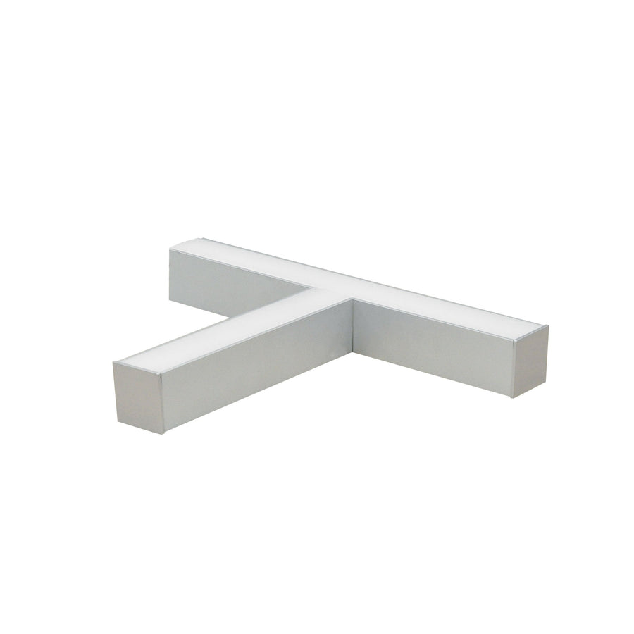 Nora NLIN-T1030A  inchT inch Shaped L-Line LED Direct Linear w/ Dedicated CCT, 4600lm / 3000K, Aluminumminum Finish