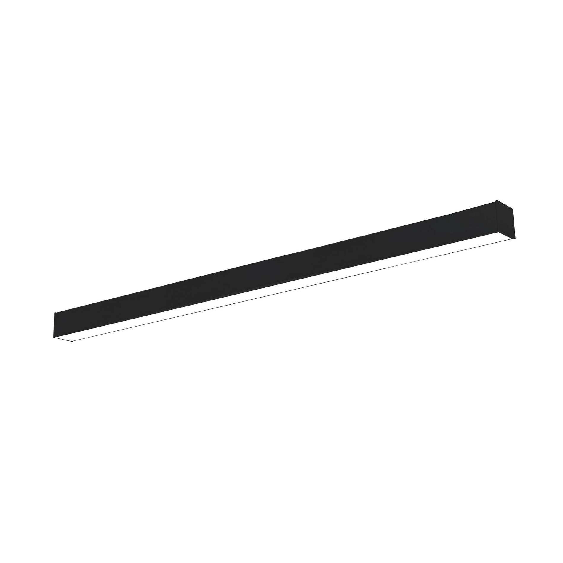 Nora NLINSW-8334B/EM 8 ft L-Line LED Direct Linear w/ Selectable Wattage & CCT, with Emergency, Black Finish
