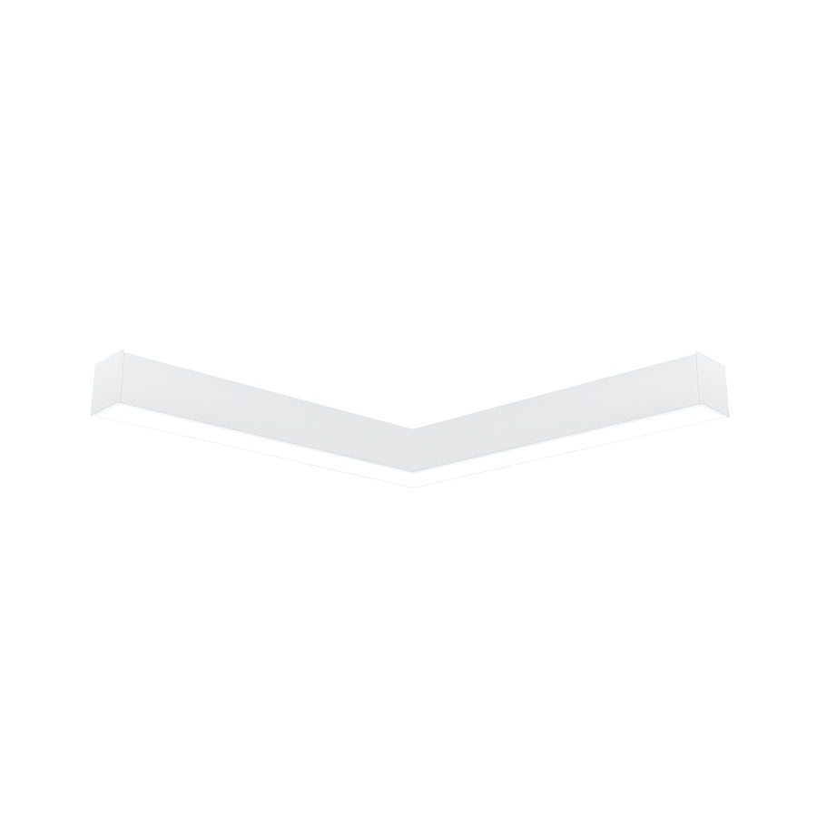 Nora NLINSW-L334W inchL inch Shaped L-Line LED Direct Linear w/ Selectable Wattage & CCT, White Finish