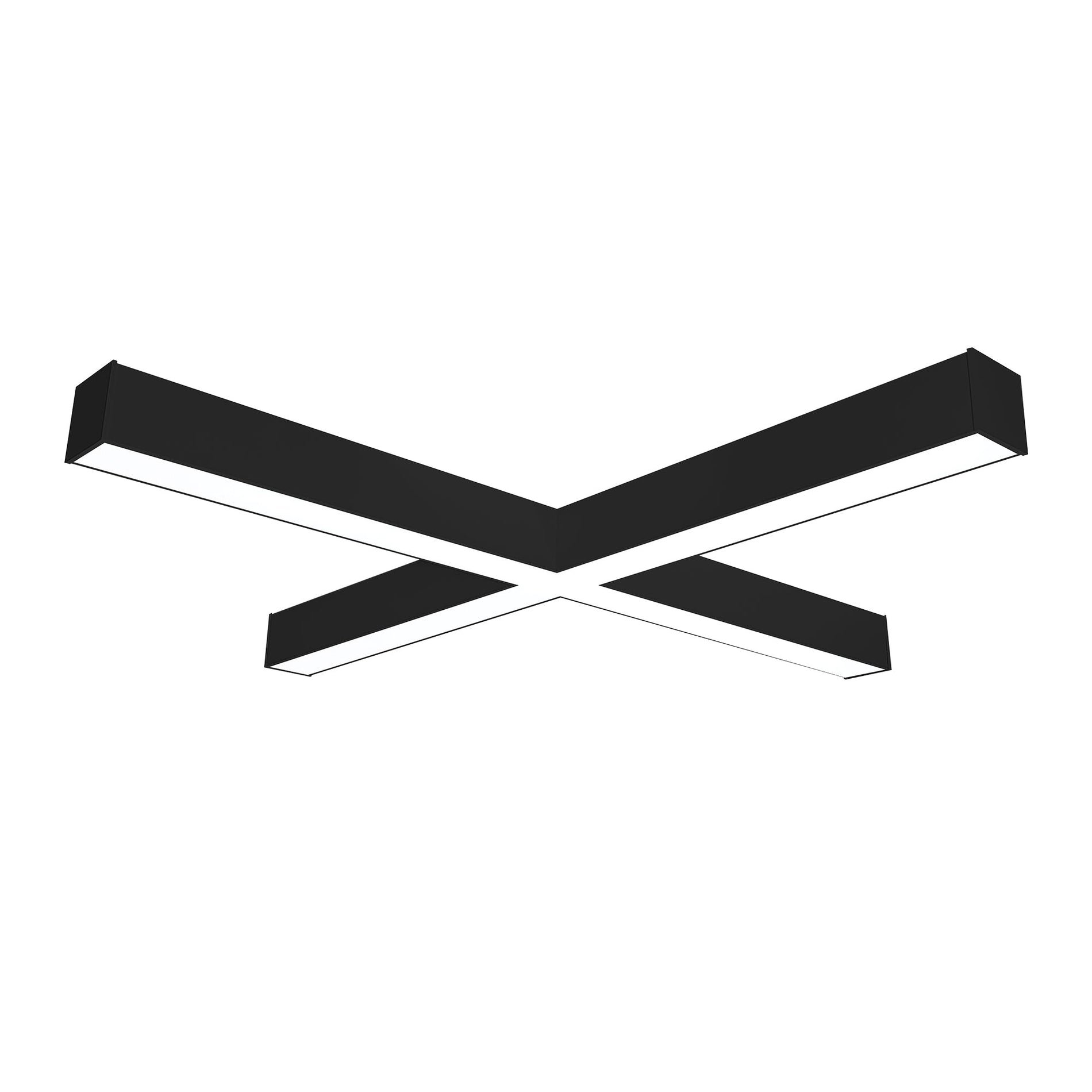 Nora NLINSW-X334B  inchX inch Shaped L-Line LED Direct Linear w/ Selectable Wattage & CCT, Black Finish