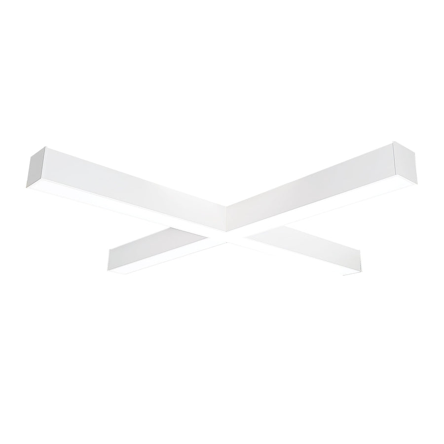 Nora NLINSW-X334W inchX inch Shaped L-Line LED Direct Linear w/ Selectable Wattage & CCT, White Finish