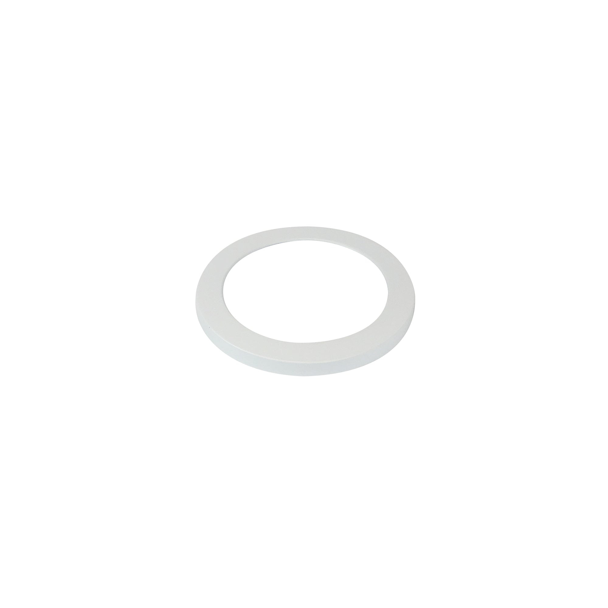 Nora Lighting NLOCAC-11RMPW - Recessed - 11 Inch Decorative Ring for ELO+, Matte Powder White