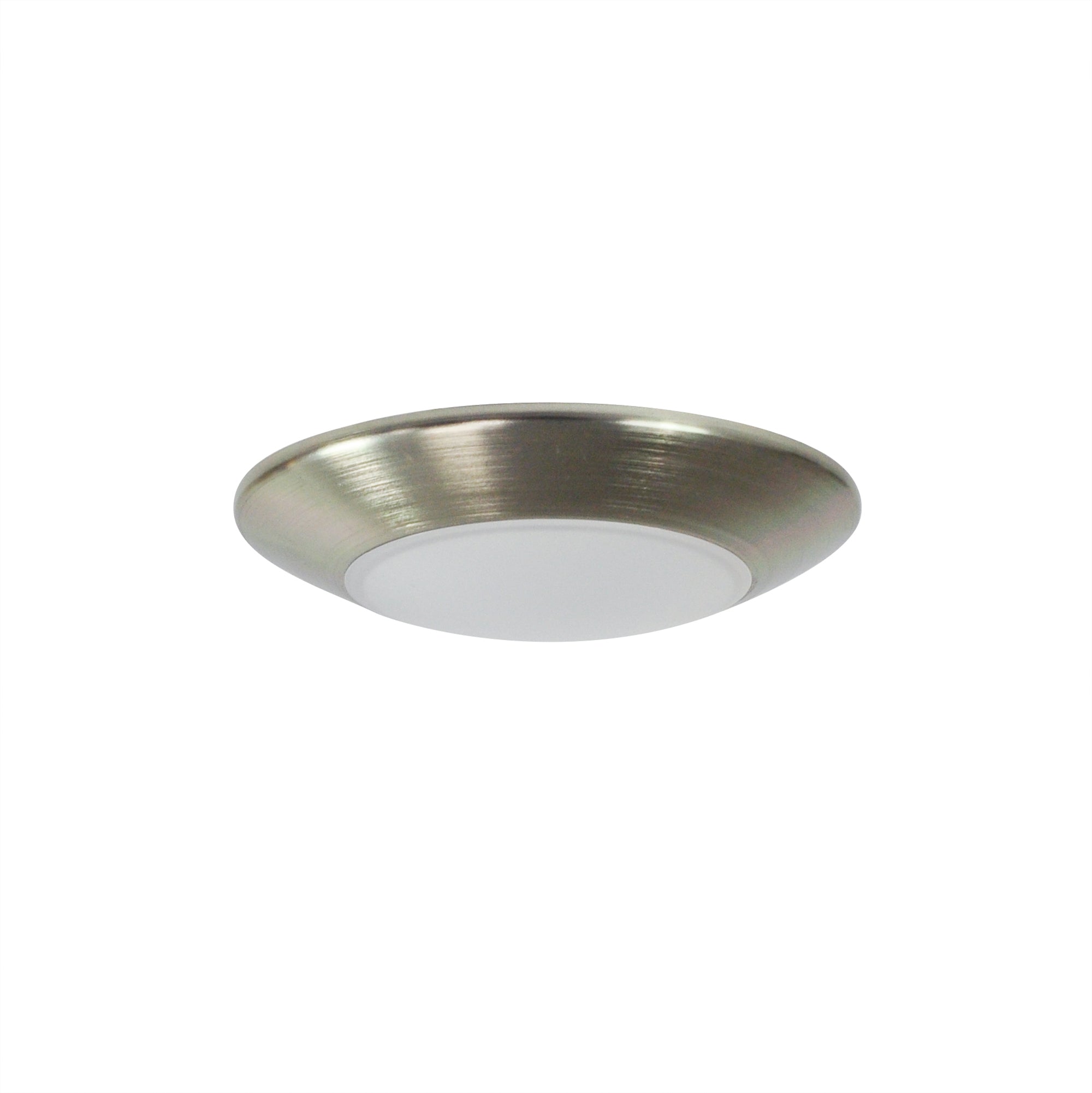Nora NLOPAC-R450930ANM 4 inch AC Opal LED Surface Mount, 650lm / 10.5W, 3000K, Natural Metal finish