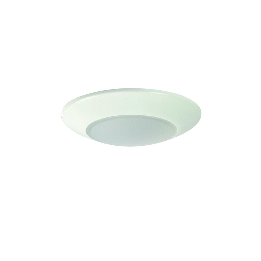 Nora Lighting NLOPAC-R450950AW 4 AC Opal LED Surface Mount, 650lm 10.5W, 5000K, White finish