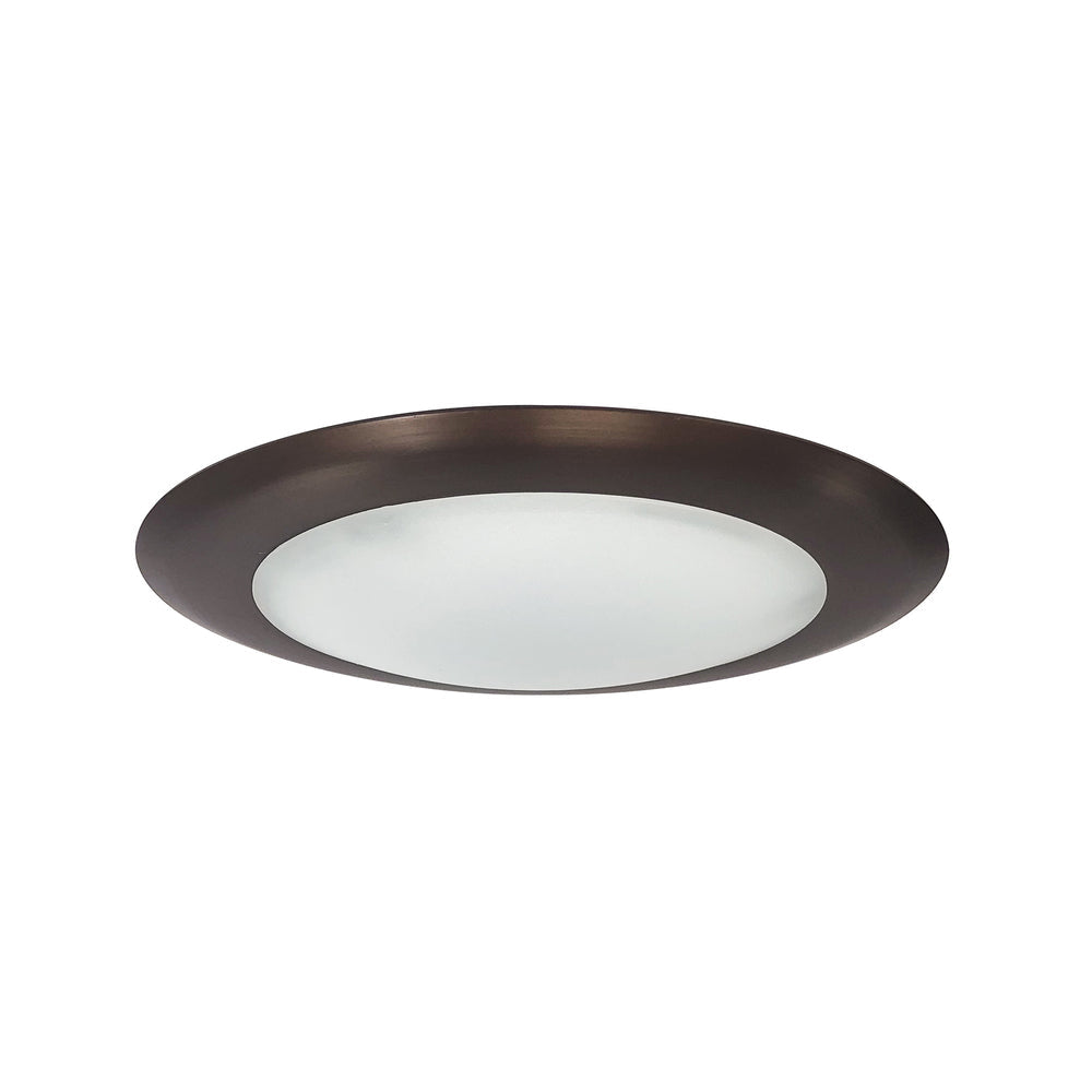 Nora Lighting NLOPAC-R650930ALTZ 6 AC Opal LED Surface Mount, 1050lm 15W, 3000K, Light Bronze finish