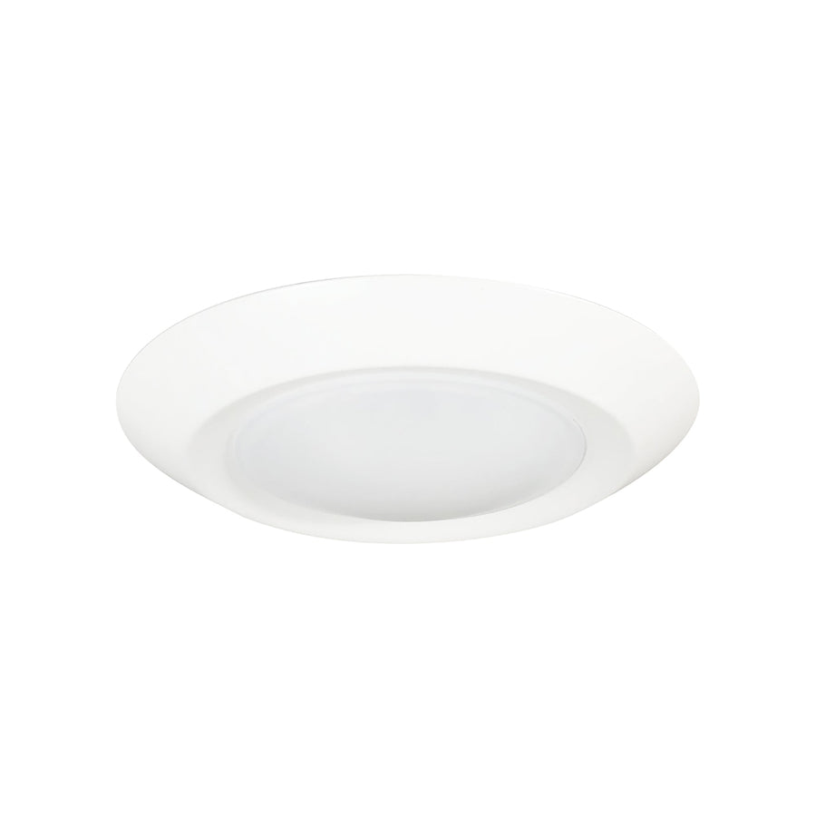 Nora NLOPAC-R6REGT2440W 6 inch Regressed AC Opal LED Surface Mount, 950lm / 13W, 4000K, White finish