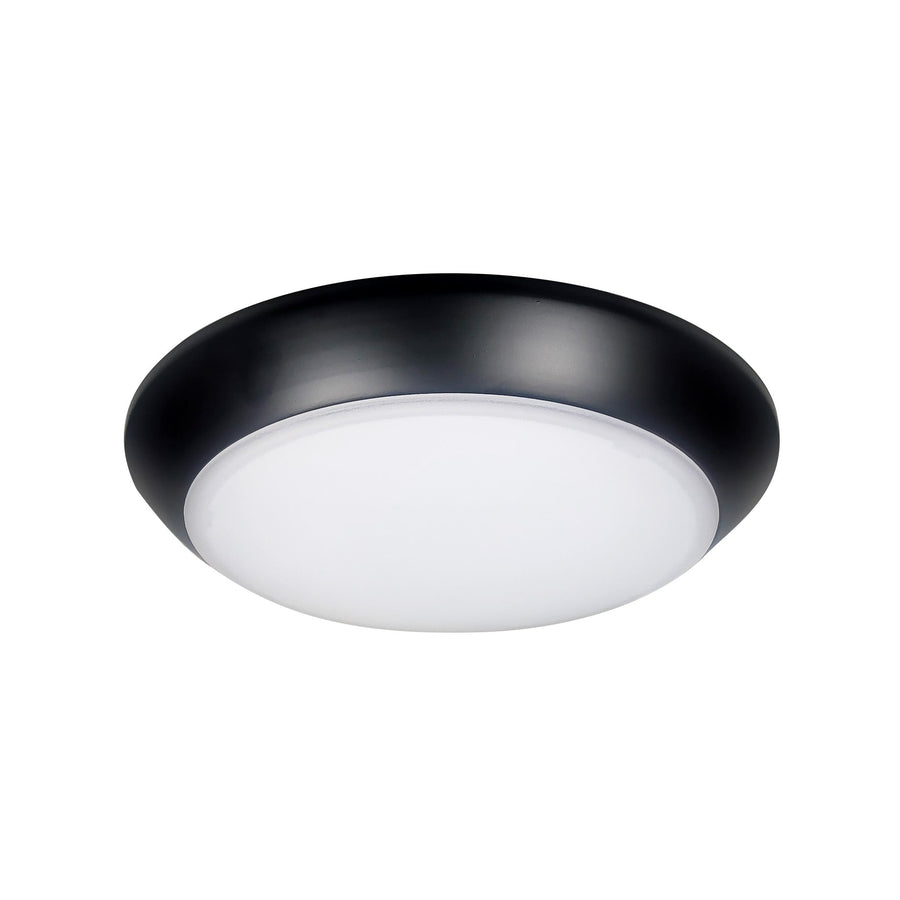 Nora NLOPAC-R8T2450B 8 inch AC Opal LED Surface Mount, 2150lm / 30W, 5000K, Black finish