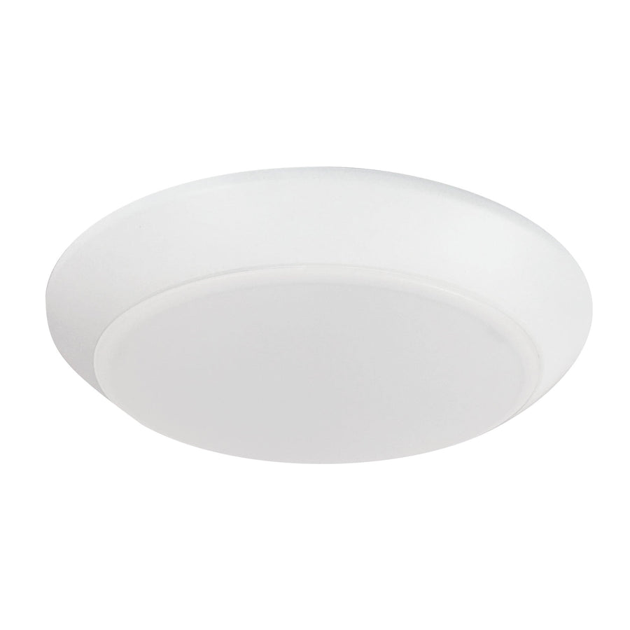 Nora NLOPAC-R8T2427W 8 inch AC Opal LED Surface Mount, 2150lm / 30W, 2700K, White finish
