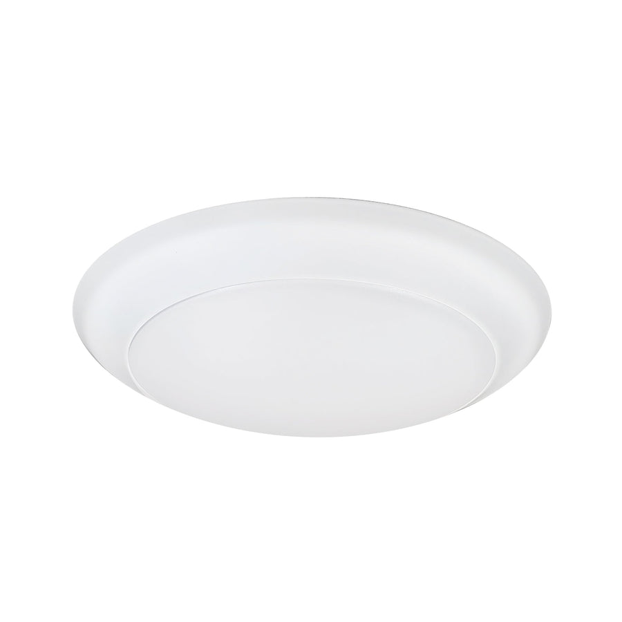 Nora NLOPAC2-R6509T2450W 6 inch AC Opal LED Surface Mount, 1100lm / 16.5W, 5000K, White finish