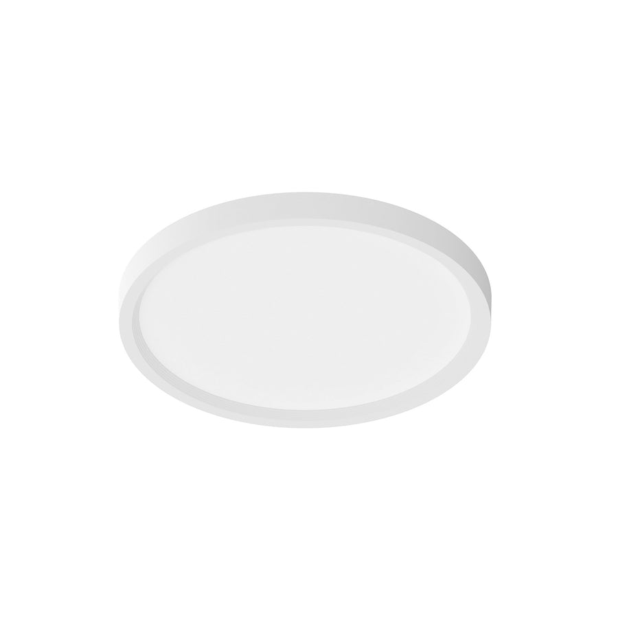 Nora NLOS-R72L50WW 7 inch SURF Round LED Surface Mount with Dedicated CCT, 1100lm / 14W, 5000K, Matte Powder White Finish