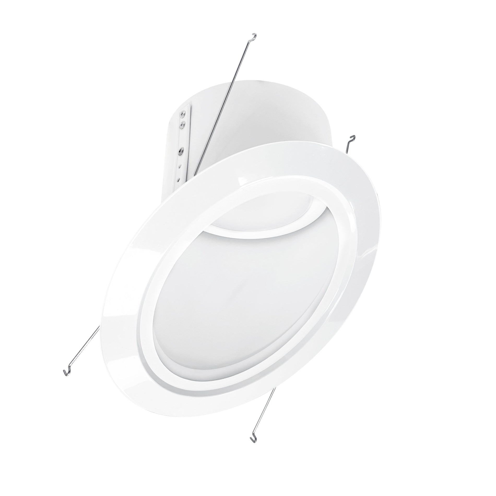 Nora NLRS-6S11L127W 6 inch Super Sloped LED Retrofit Reflector, 1200lm / 16W, 2700K, White Reflector / White Flange