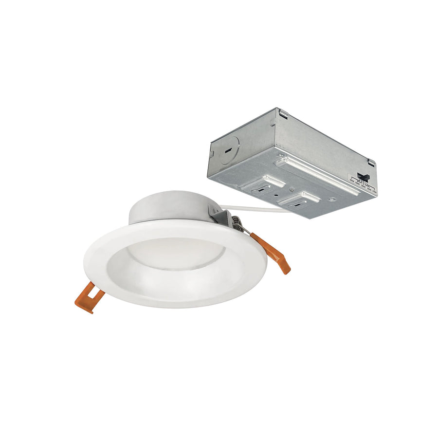 Nora NLTH-41TW-MPW 4 inch Theia LED Downlight with Selectable CCT, 950lm / 10W, Matte Powder White Finish