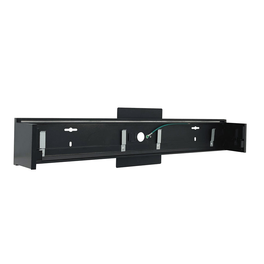 Nora NLUD-4WMB 4 ft Wall Mount Kit for NLUD-4334, Black Finish