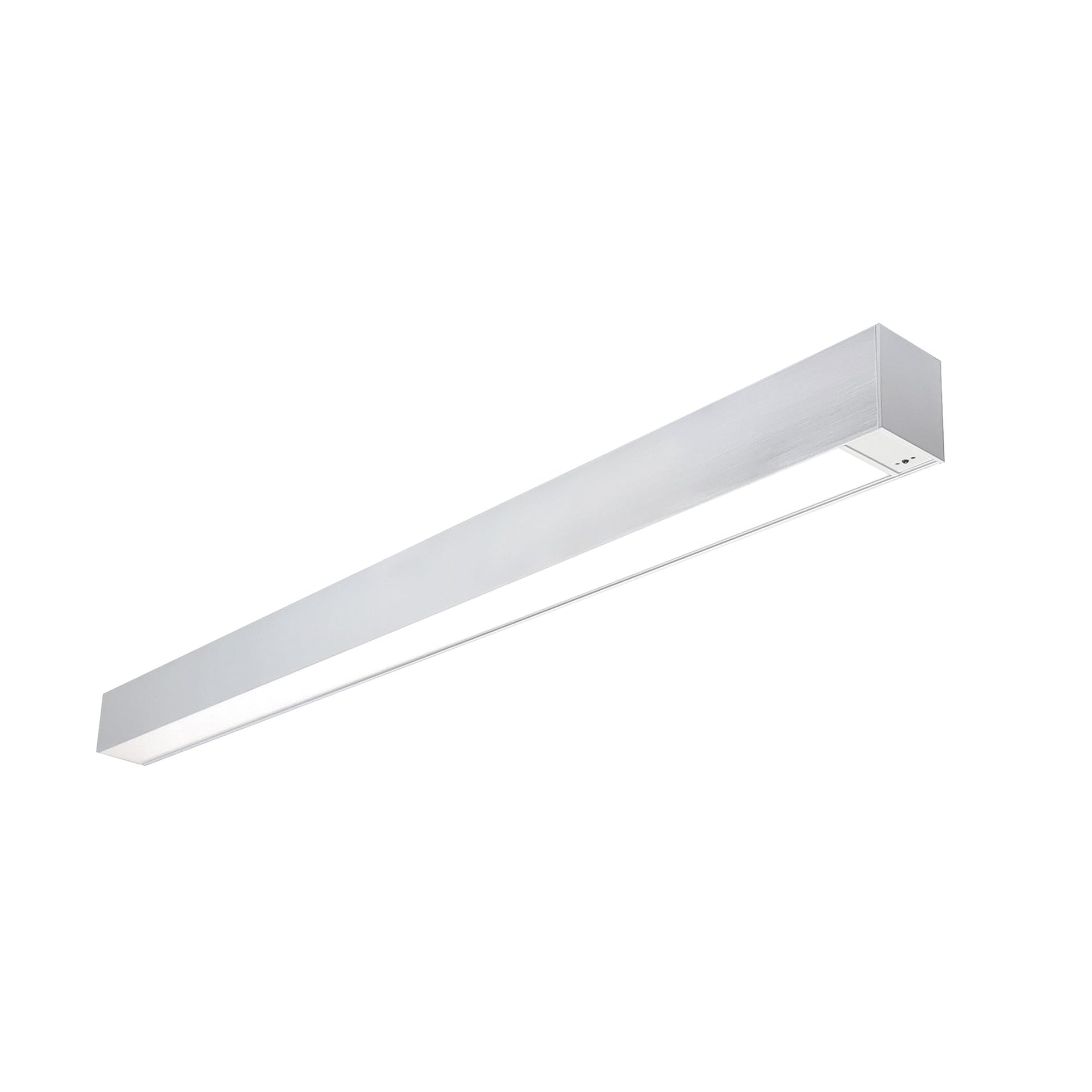 Nora NLUD-4334A/EMOS 4 ft L-Line LED Indirect/Direct Linear, 6152lm / Selectable CCT, Aluminumminum Finish, with EM & Motion Sensor