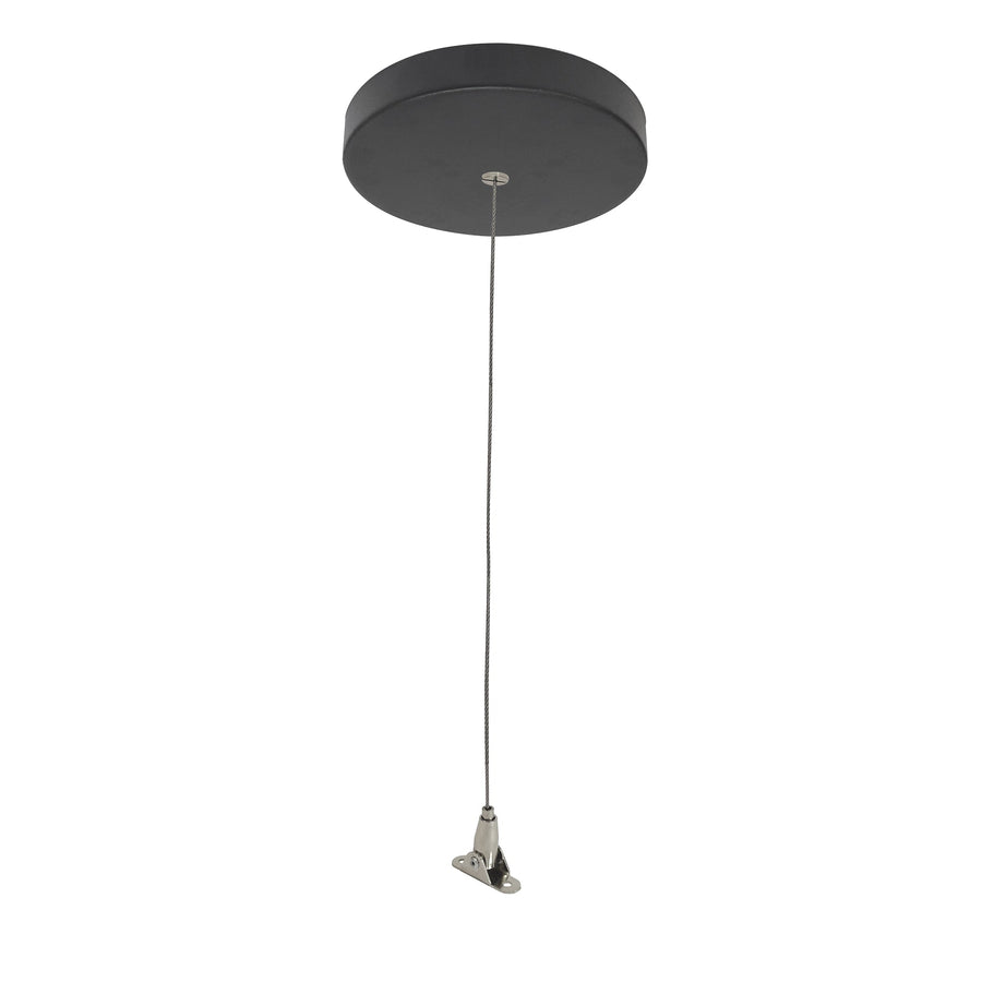 Nora NLUD-CCB 8 ft Aircraft Mounting Kit for NLUD Series, Black Finish